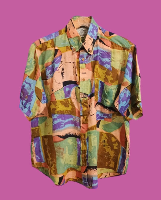 Vintage Multicolor Fantasy 90's Shirt Unisex Size S