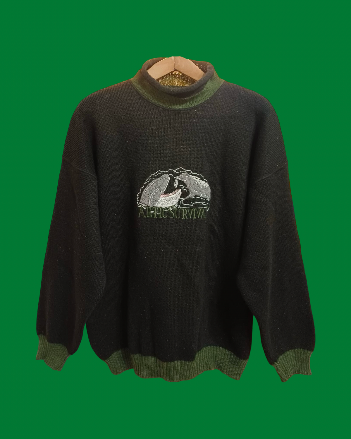 Vintage Multicolor Fantasy 90's Sweater Unisex Size L