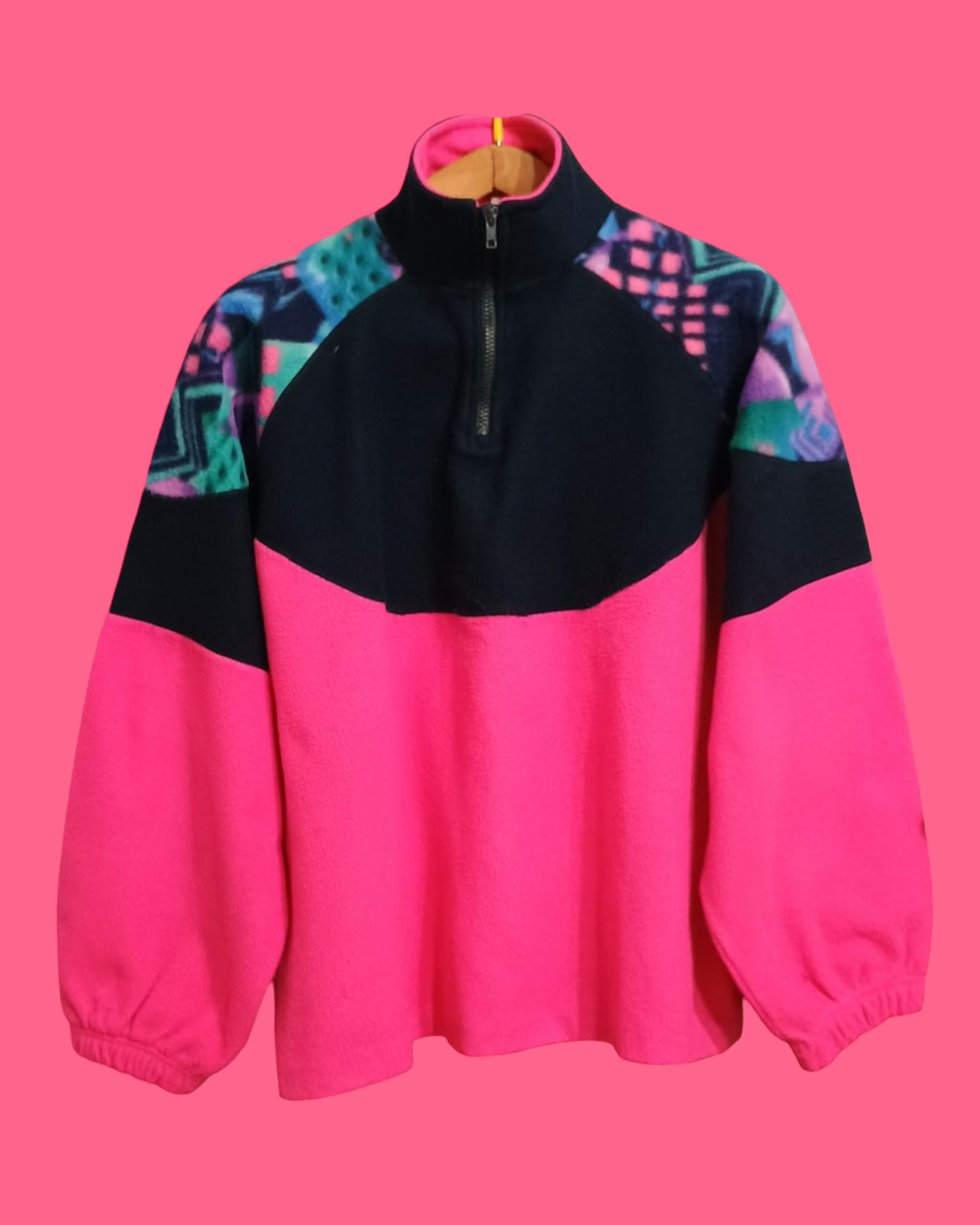 Vintage Multicolor Fantasy 90's Sweatshirt Woman Size M