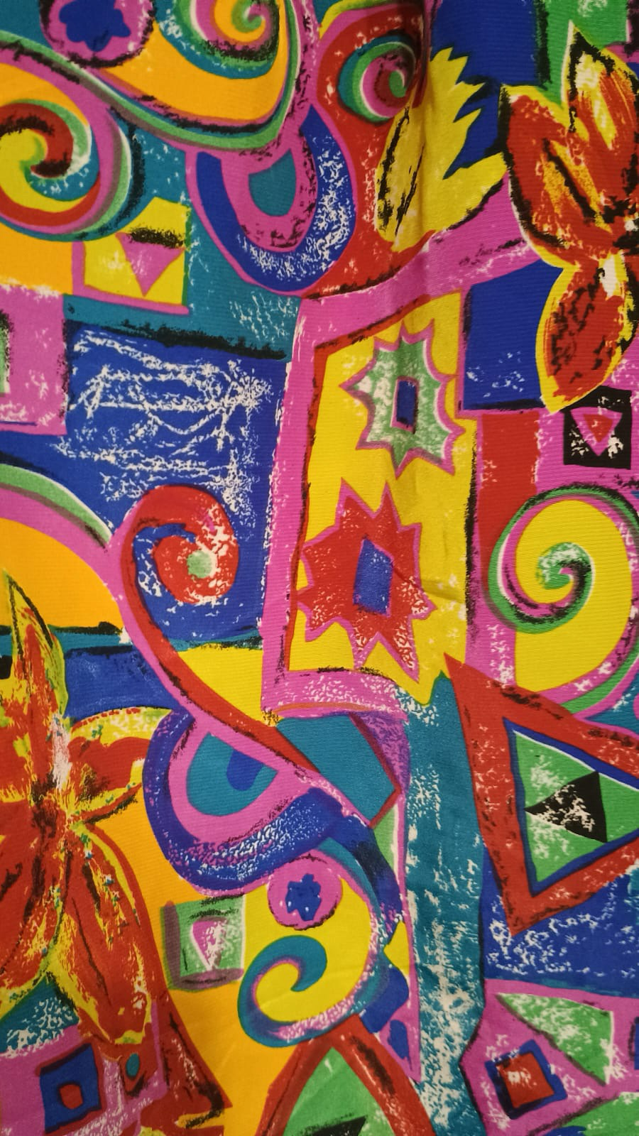 Vintage Multicolor Fantasy 90's Shirt Woman Size M
