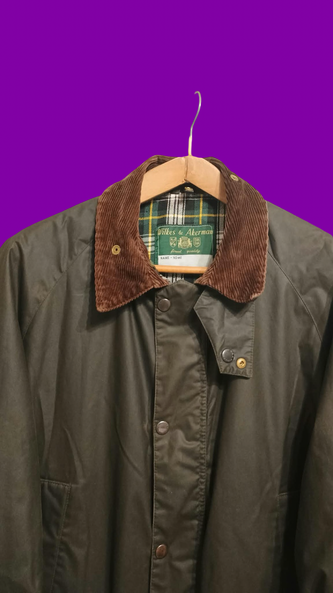 Vintage Green 90's Spring Harrington Jacket Unisex Size L
