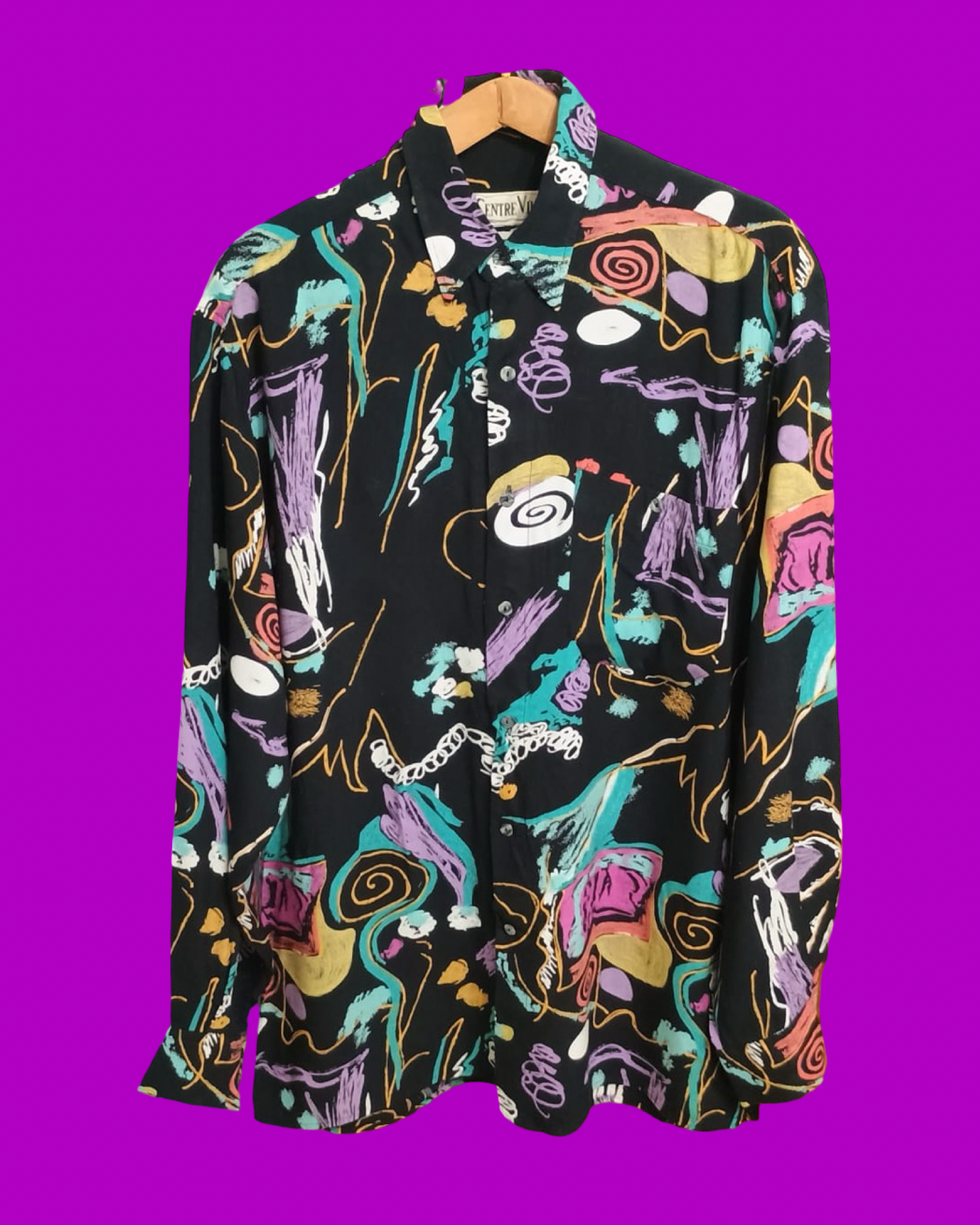 Vintage Multicolor Fantasy 90's Shirt Unisex Size XL