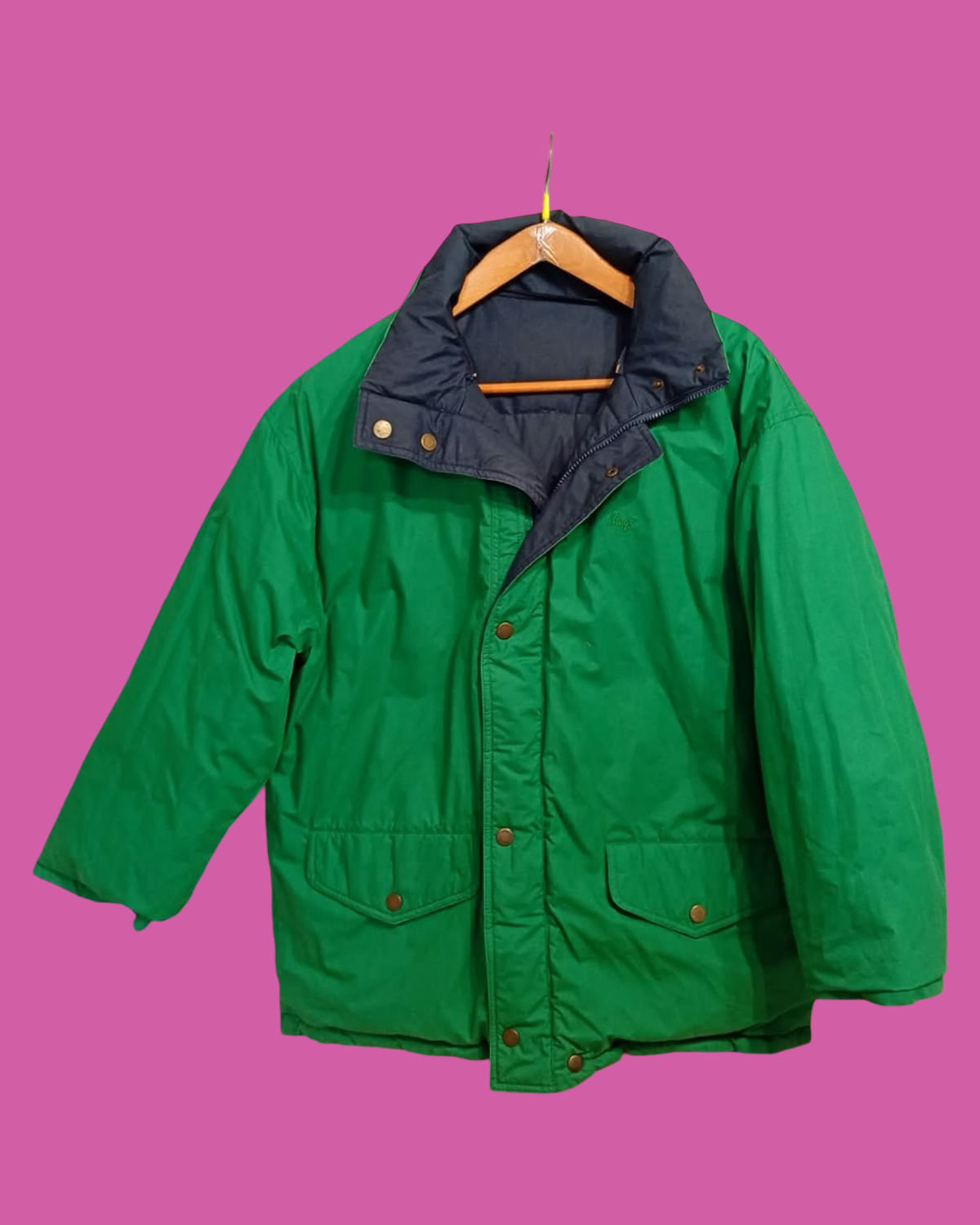 Vintage Multicolor Fantasy 90's Double Face Snow Jacket Unisex Size L