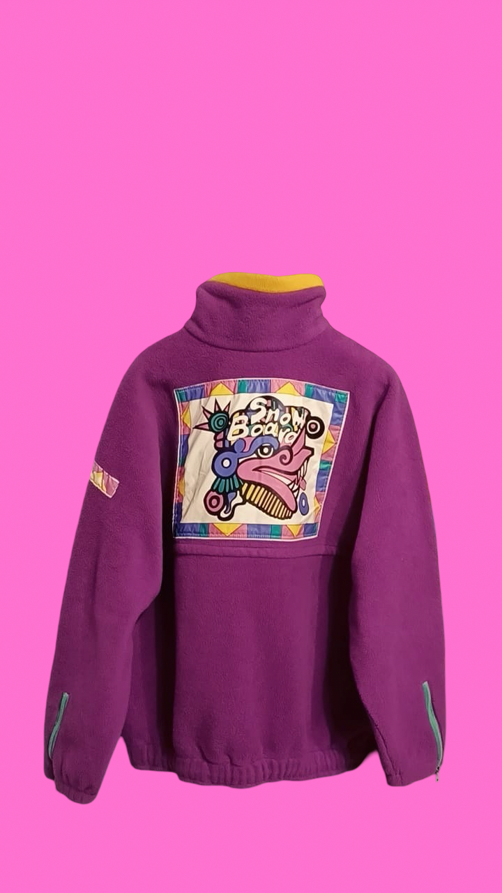 Vintage Multicolor Fantasy 90's Ellesse Fleece Unisex Size L