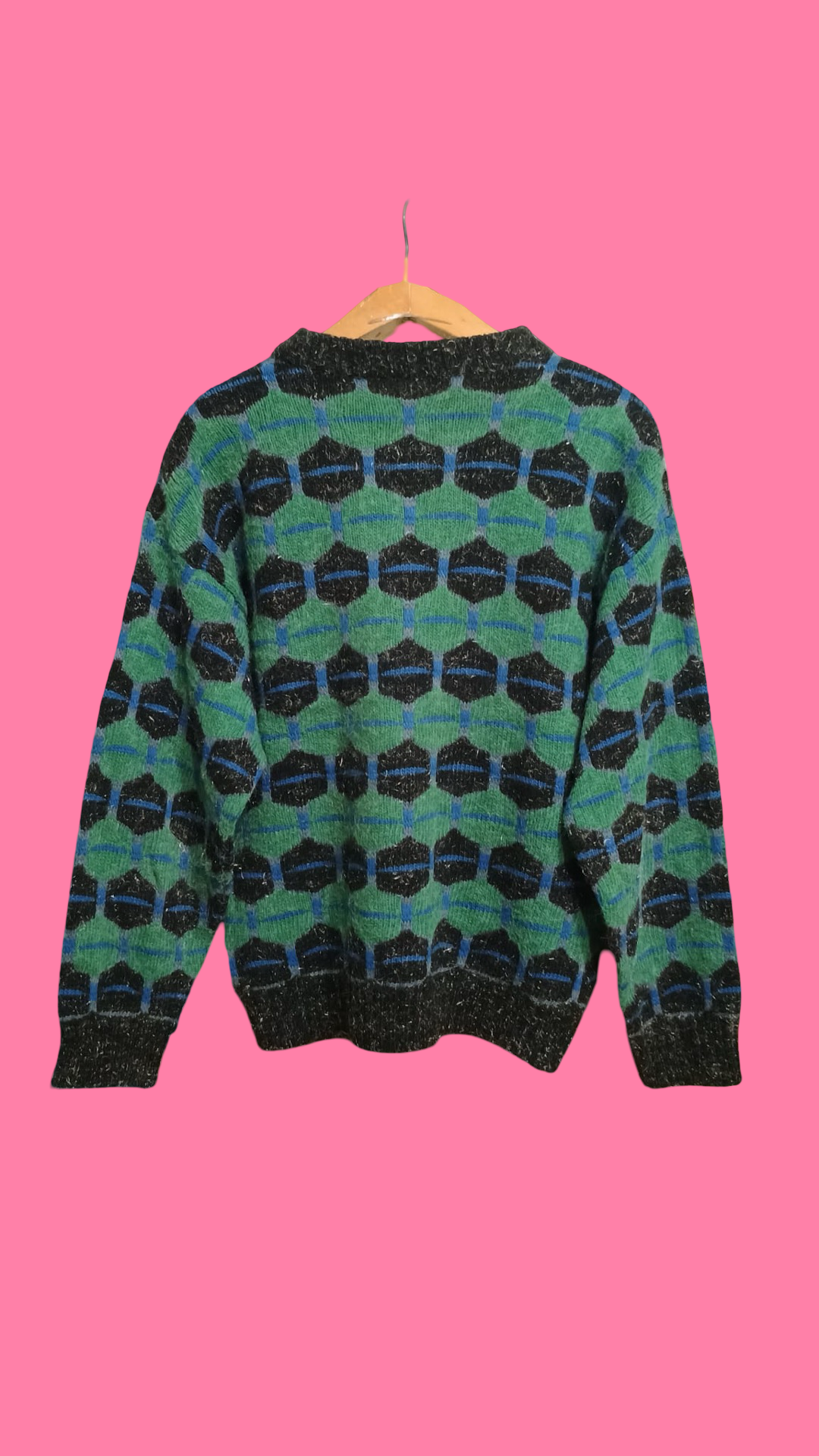 Vintage Multicolor Fantasy 90's Sweater Unisex Size L