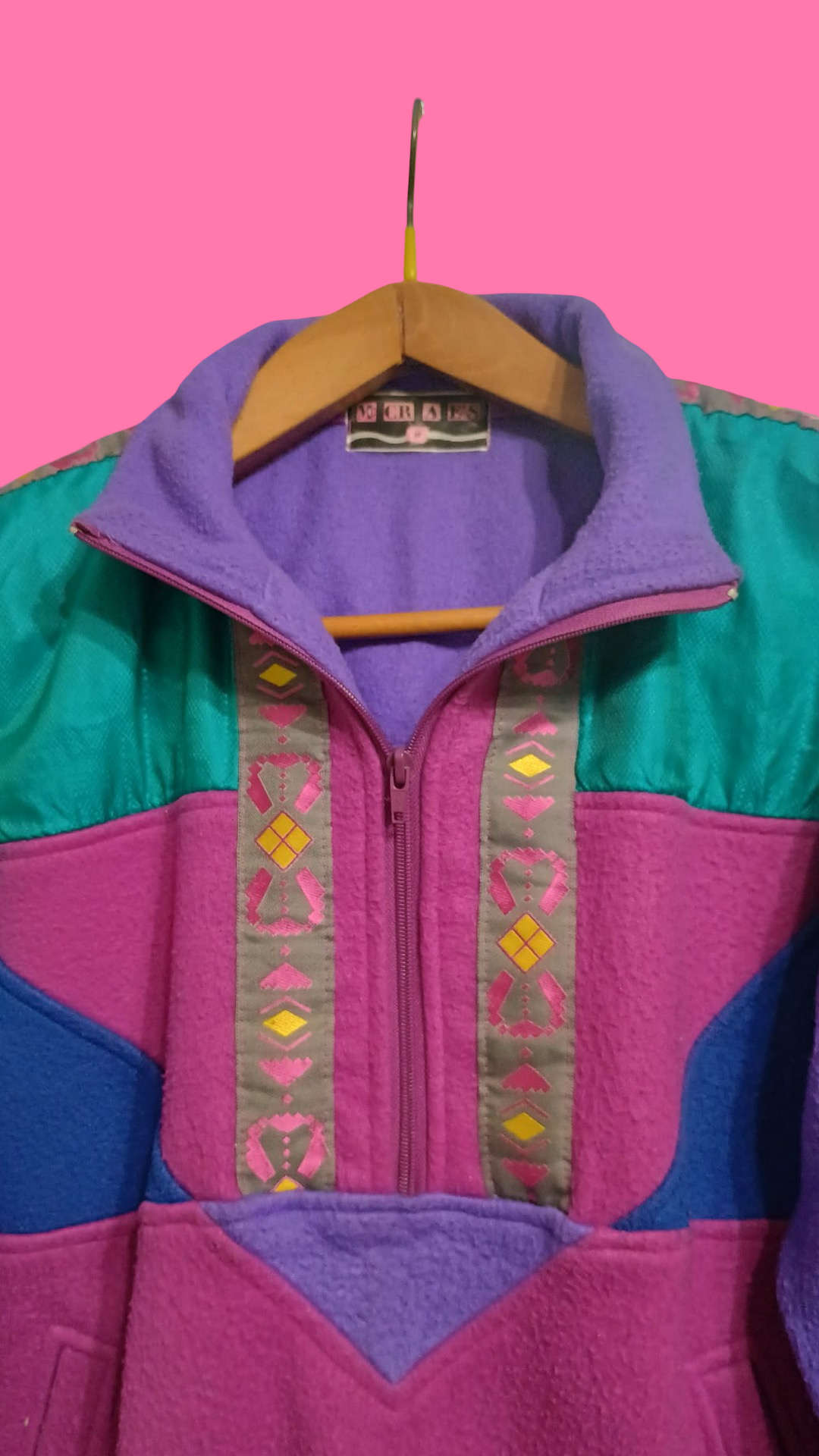 Vintage Multicolor Fantasy 90's Sweatshirt Unisex Size M