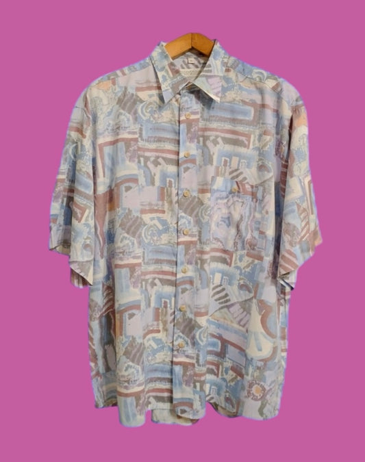 Vintage Multicolor Fantasy 90's Shirt Unisex Size XL