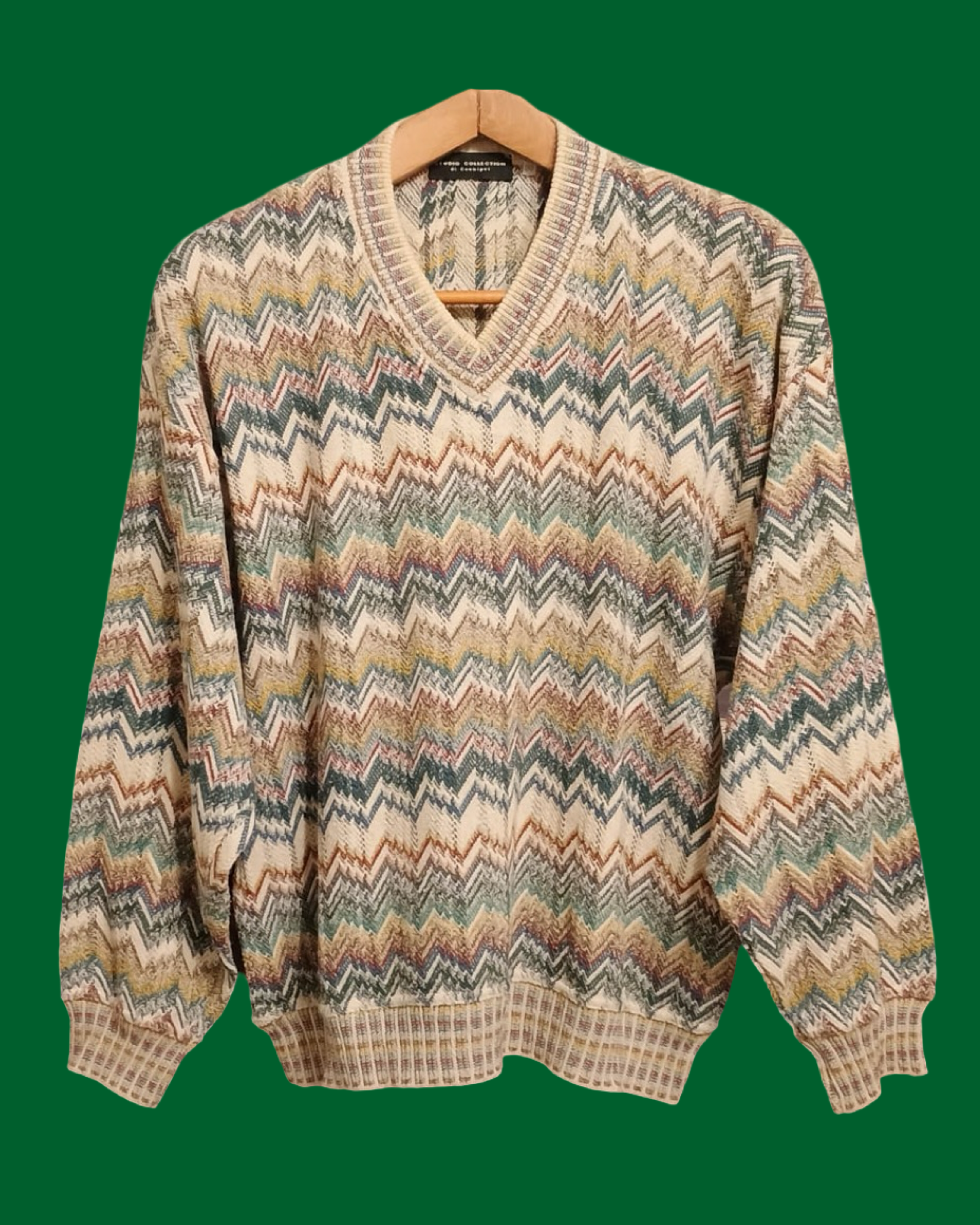 Vintage Multicolor Fantasy 90's Sweater Unisex Size M
