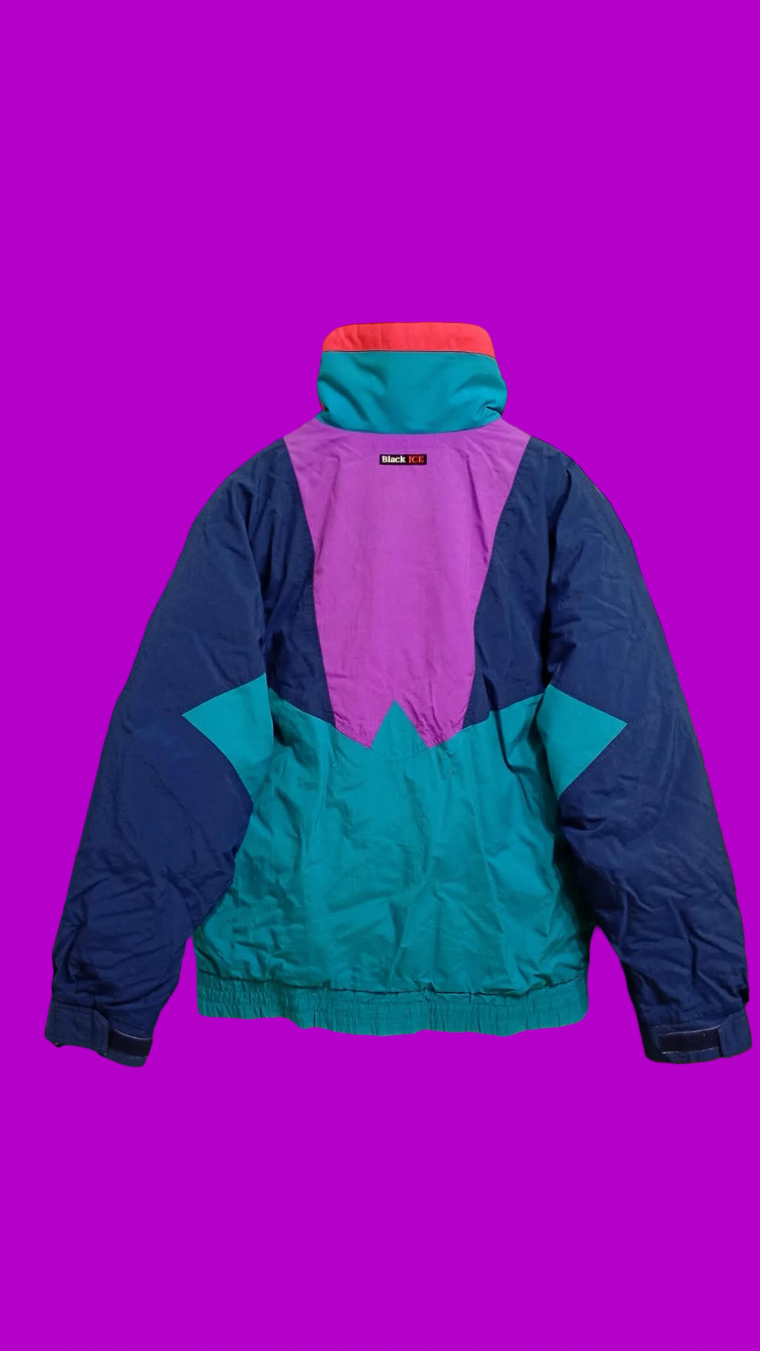 Vintage Multicolor Fantasy 90's Rare Snow Jacket Unisex Size L