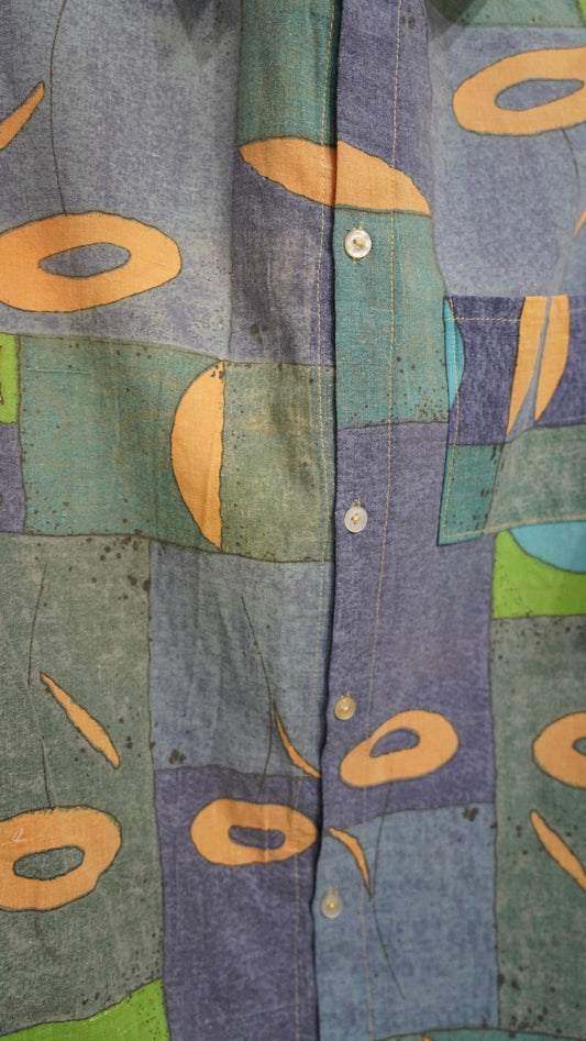 Vintage Multicolor Fantasy Shirt Unisex Size M