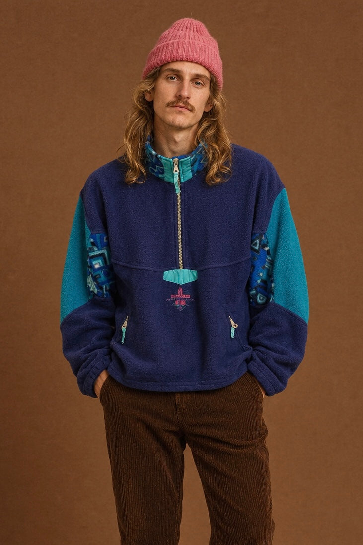 Vintage Multicolor Fantasy 90's Fleece Unisex Size L
