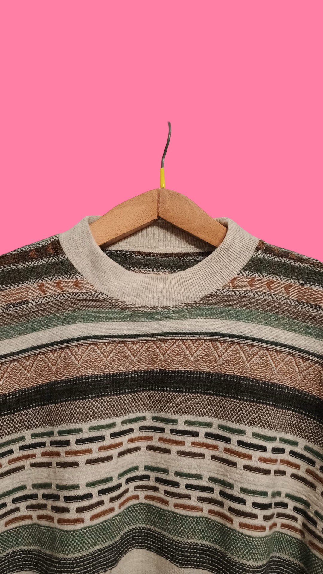 Vintage Multicolor Fantasy 90's Sweater Unisex Size M