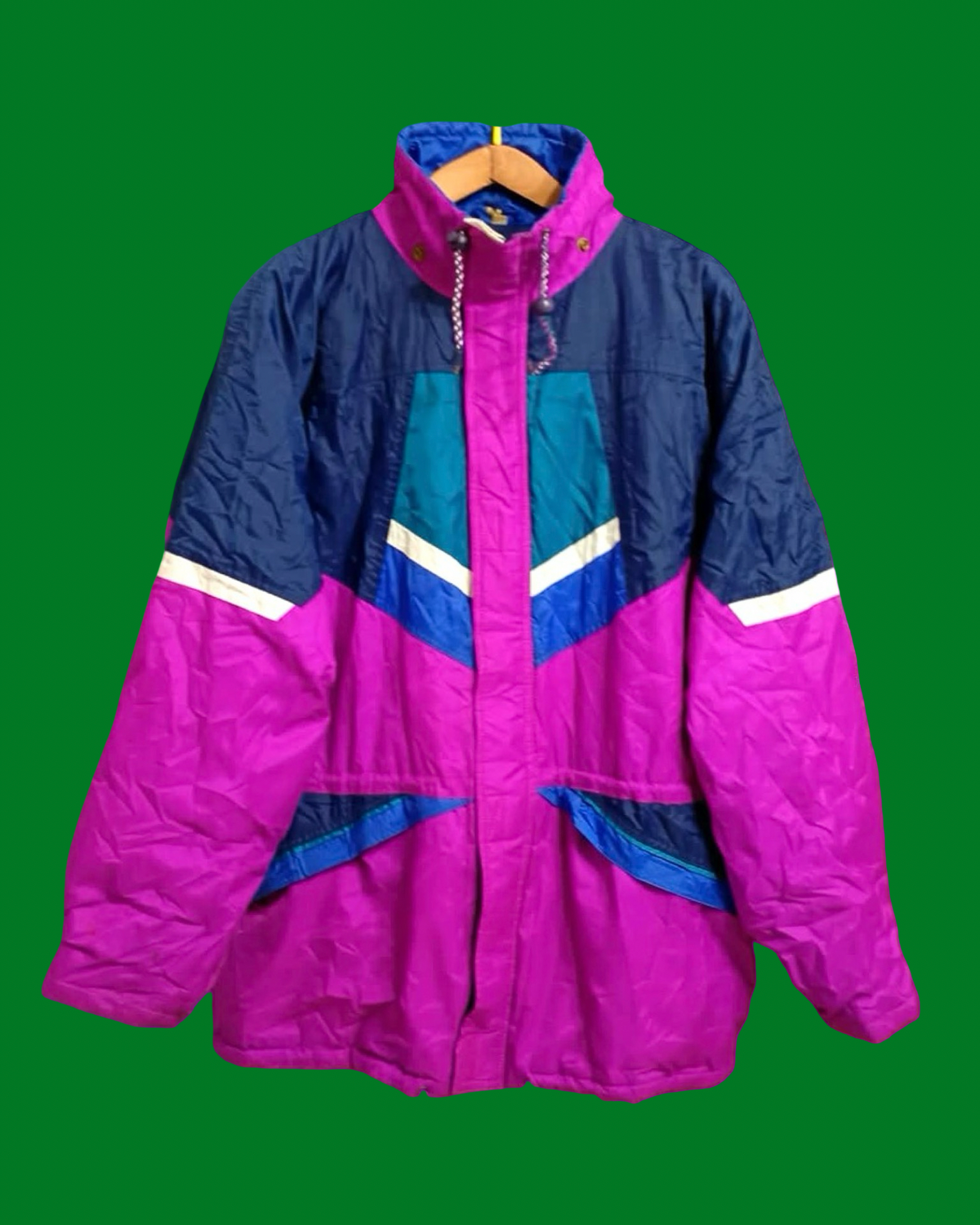 Vintage Multicolor Fantasy 90's Rare Snow Jacket Unisex Size XL