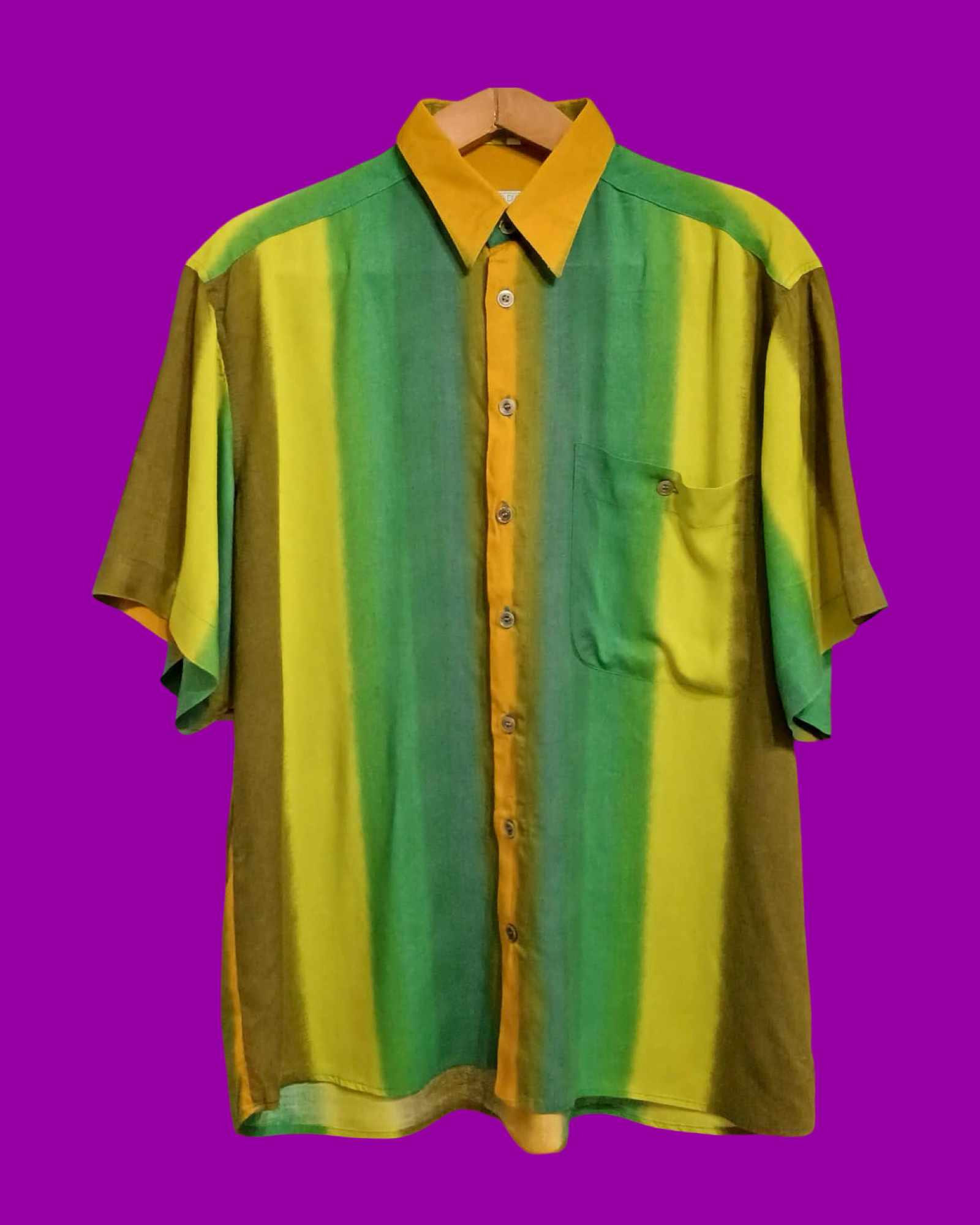 Vintage Style Multicolor Fantasy Shirt Unisex Size M