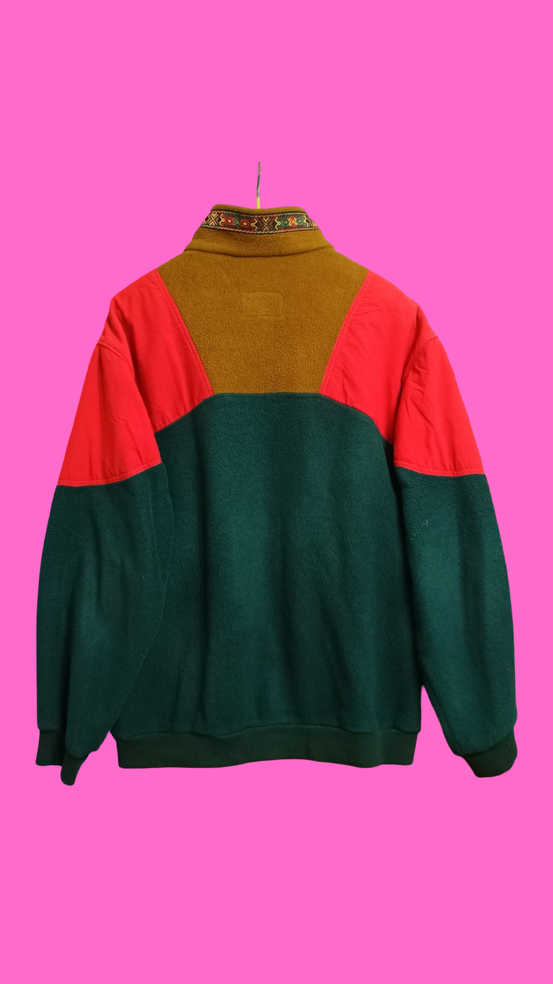 Vintage Multicolor Fantasy 90's Fleece Unisex Size L