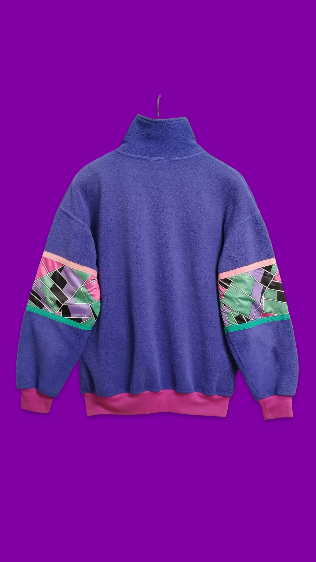 Vintage Multicolor Fantasy 90's Fleece Unisex Size L
