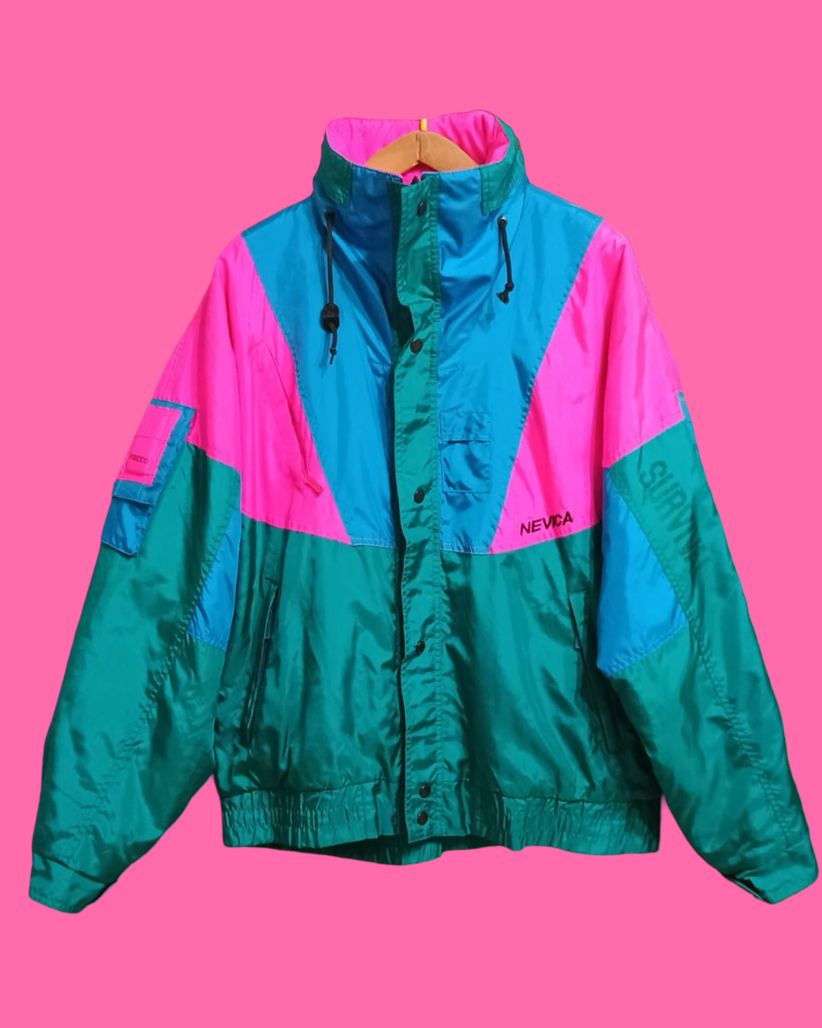 Vintage Multicolor Fantasy 90's Snow Jacket Unisex Size XL