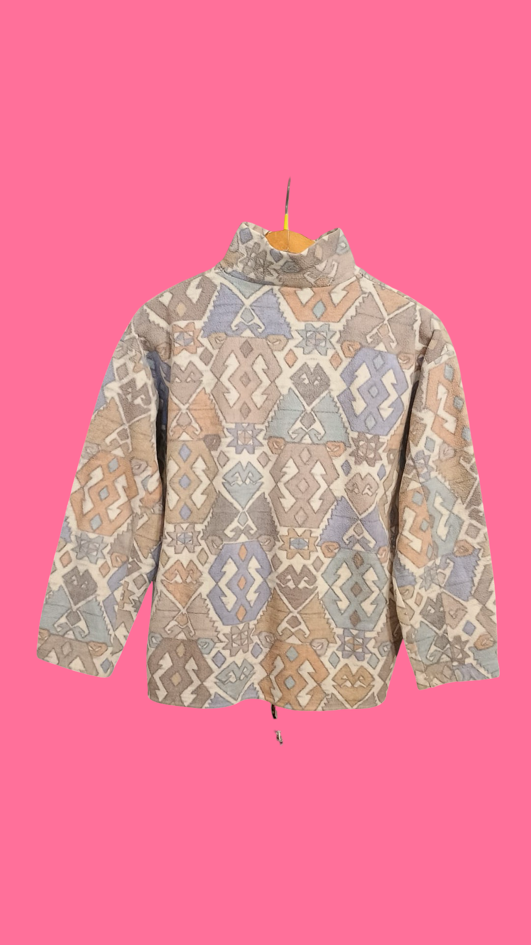 Vintage Multicolor Fantasy 90's Sweatshirt Woman Size S