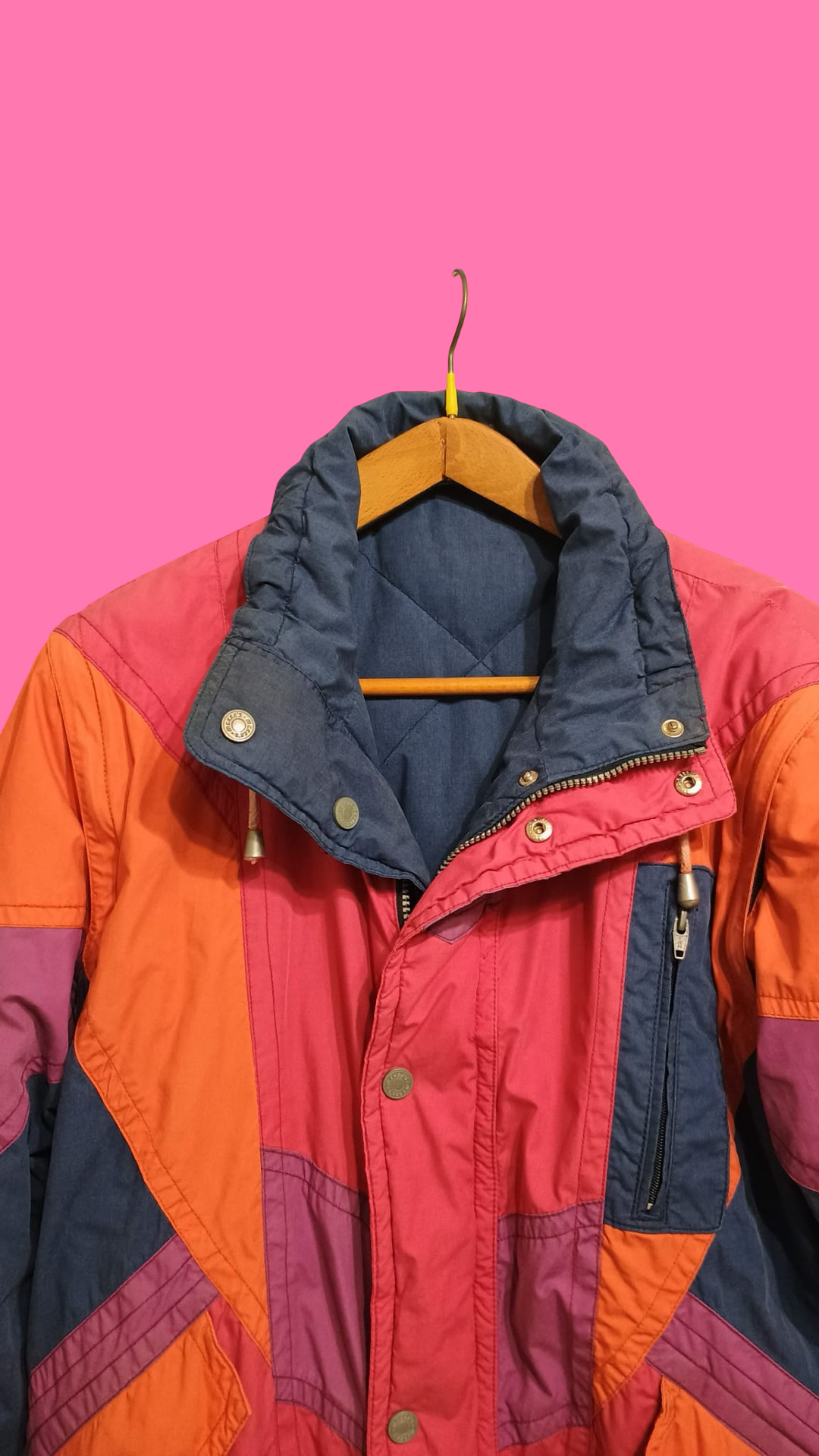 Vintage Multicolor Fantasy 90's Snow Jacket Unisex Size L