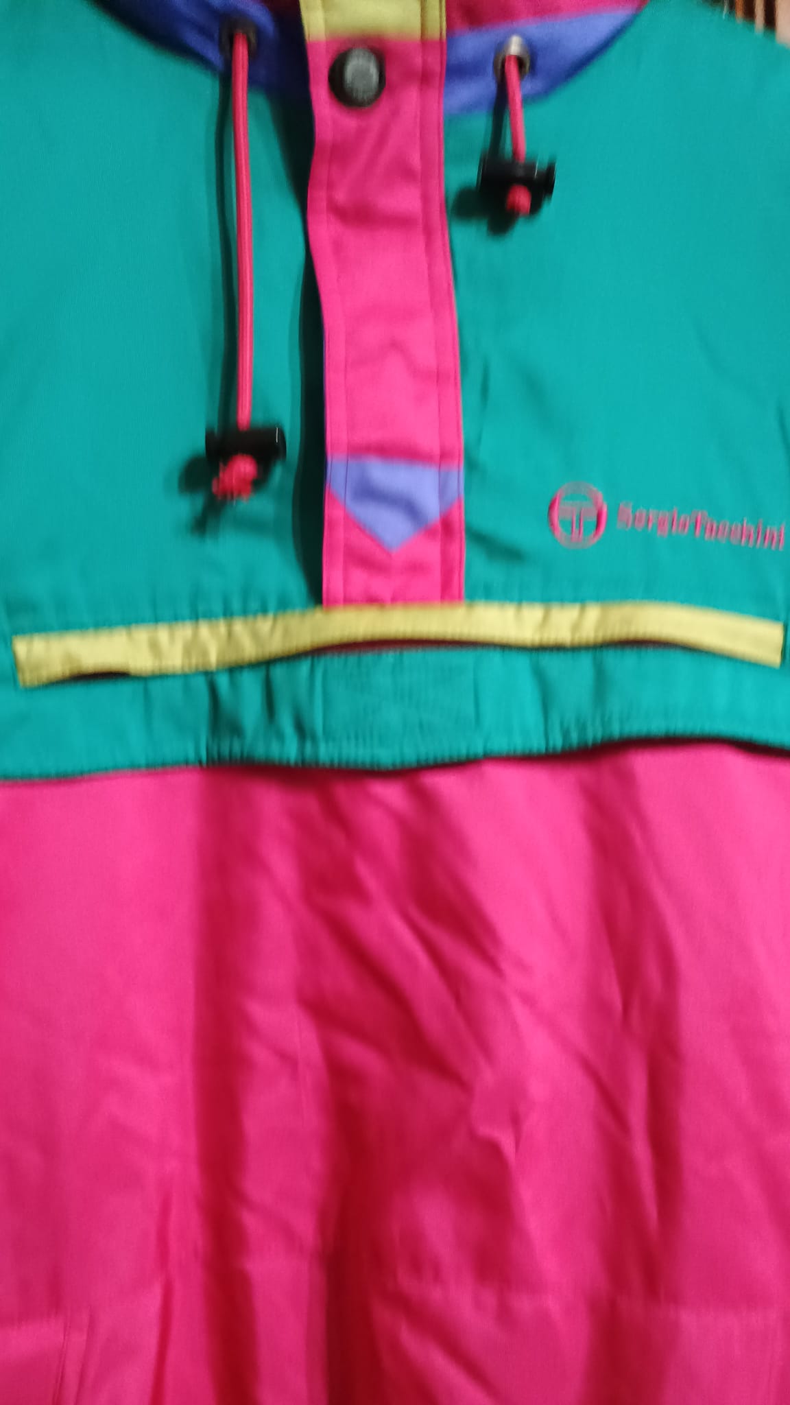 Vintage Multicolor Fantasy 90's Sergio Tacchini Snow Jacket Unisex Size XL
