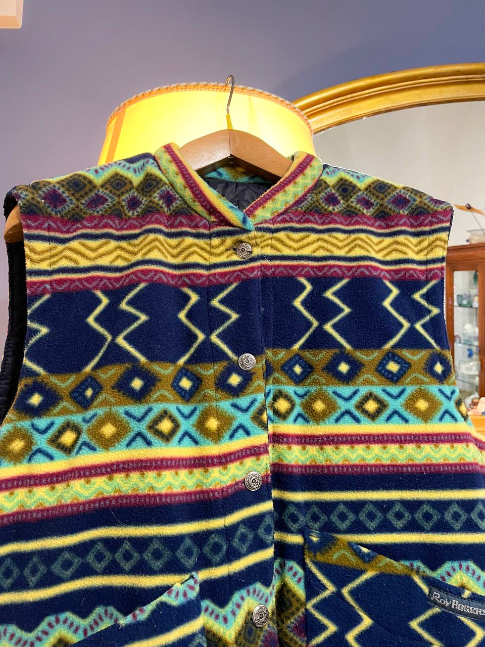 Vintage Multicolor Fantasy Rare 90's Gilet Unisex