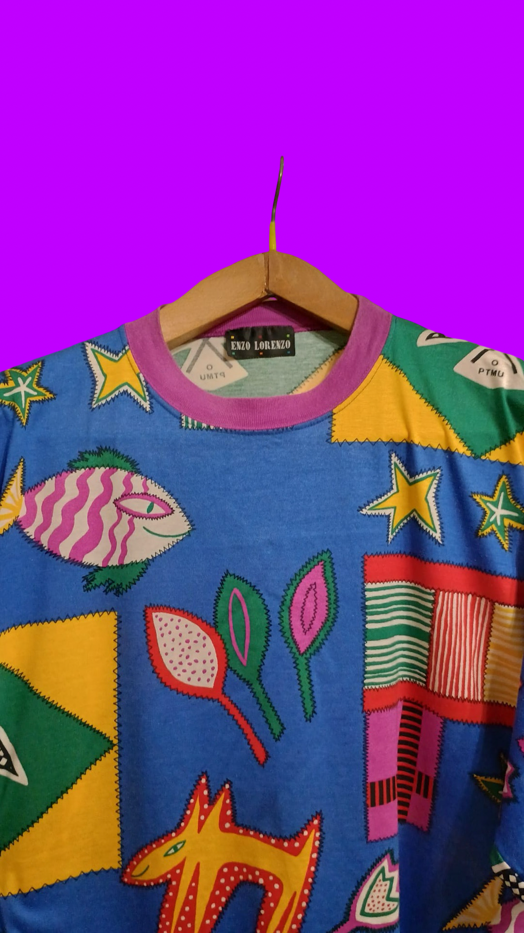 Vintage Multicolor Fantasy 90's T-Shirt Unisex Size M