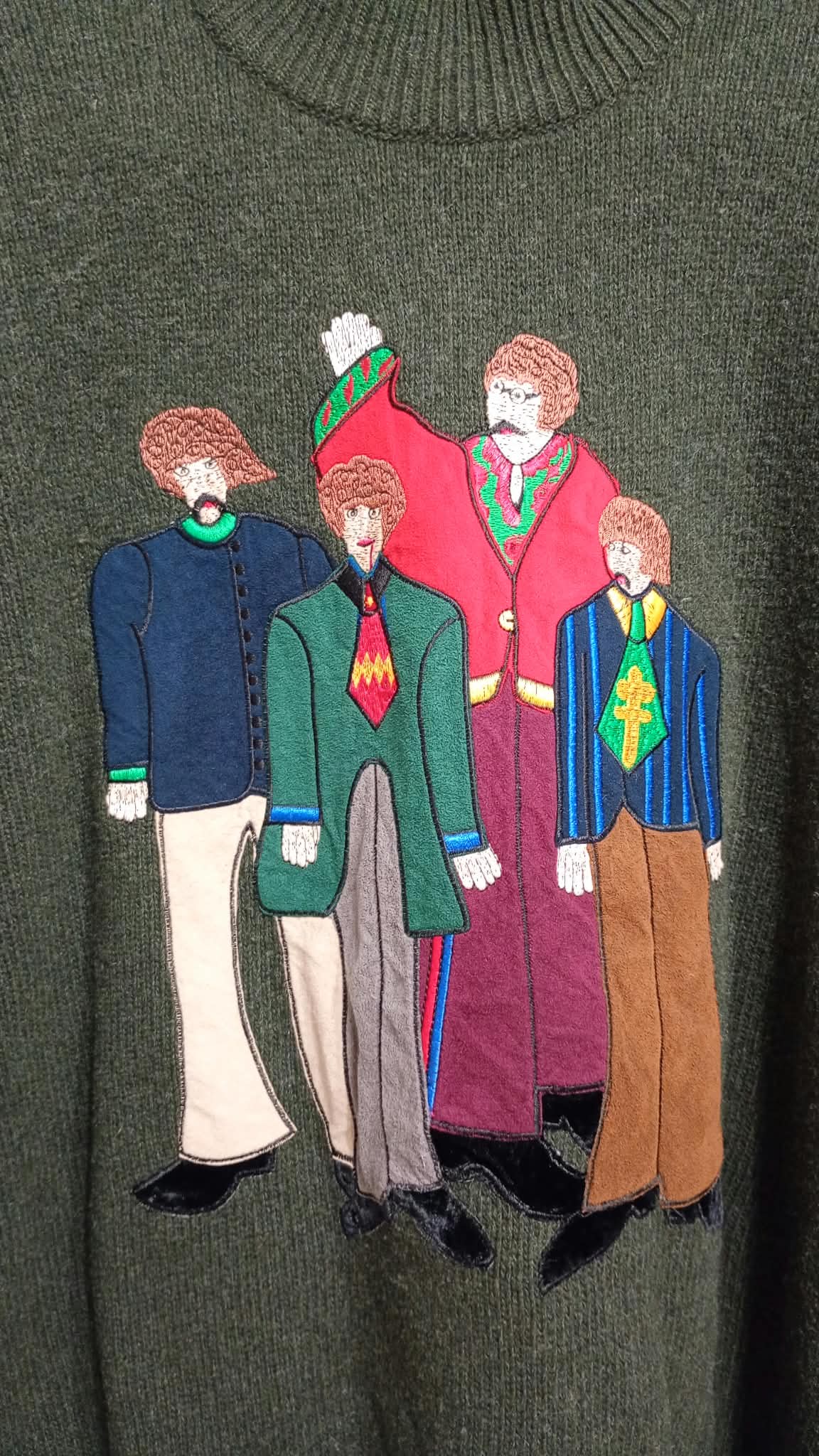 Vintage Multicolor Fantasy 90's Sweater Unisex Size L