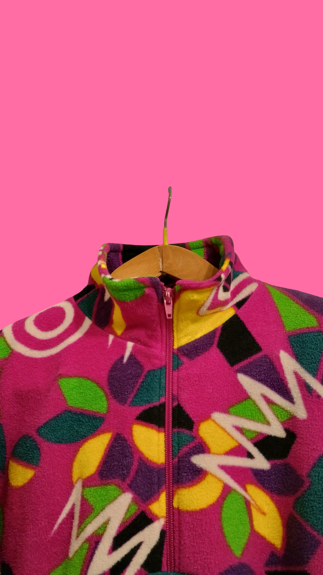 Vintage Multicolor Fantasy 90's Fleece Woman Size S