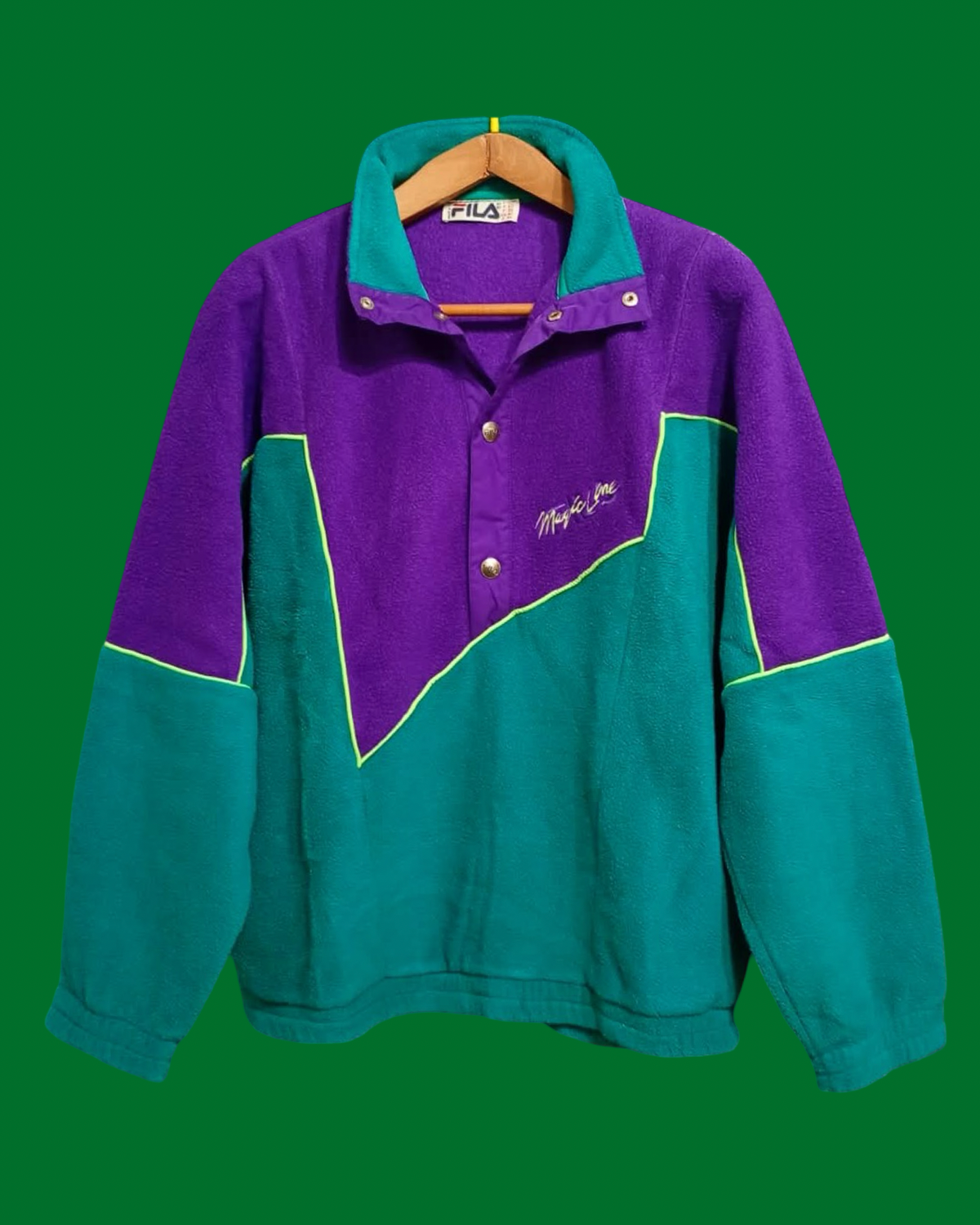 Vintage Multicolor Fantasy 90's Fila Rare Fleece Unisex Size L