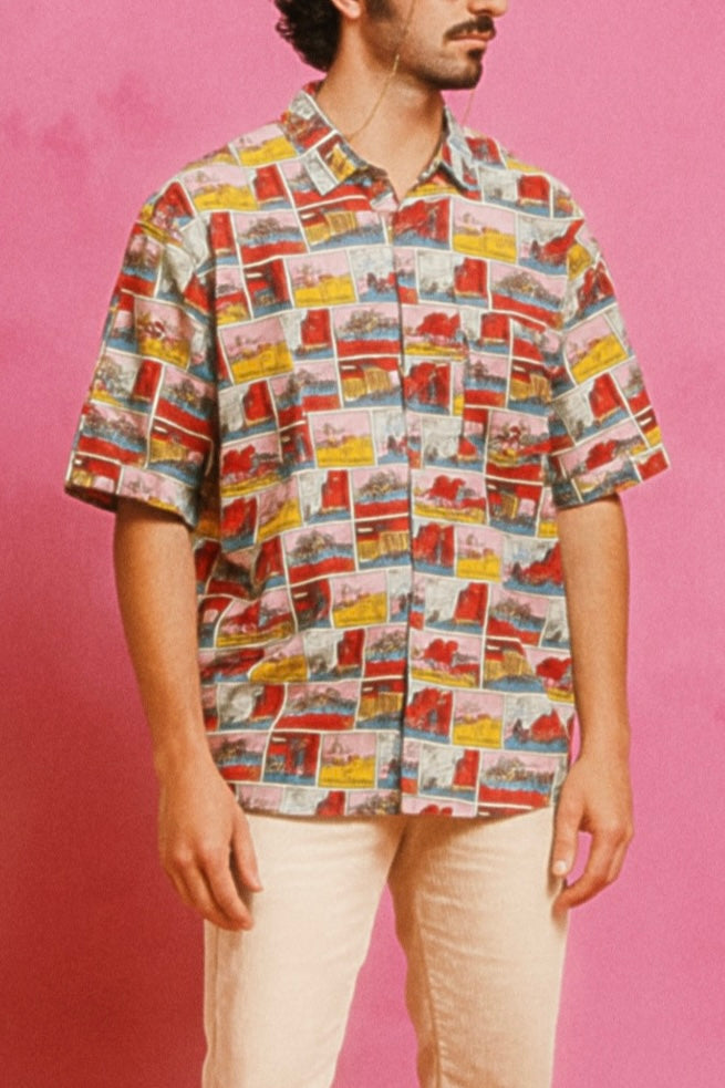 Vintage Multicolor Fantasy Shirt Unisex Size S