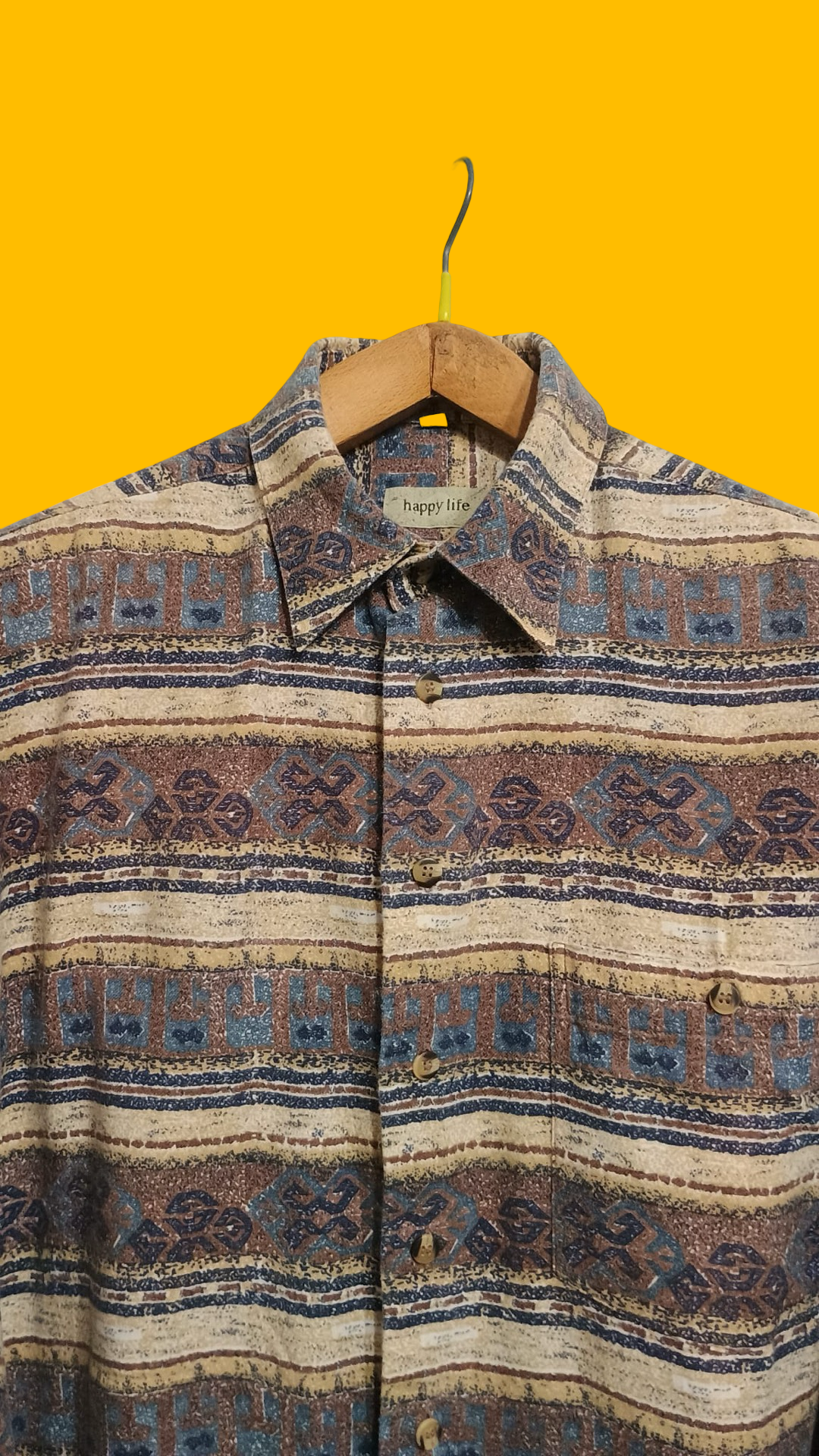 Vintage Multicolor Fantasy 90's Flannel Shirt Unisex Size XL