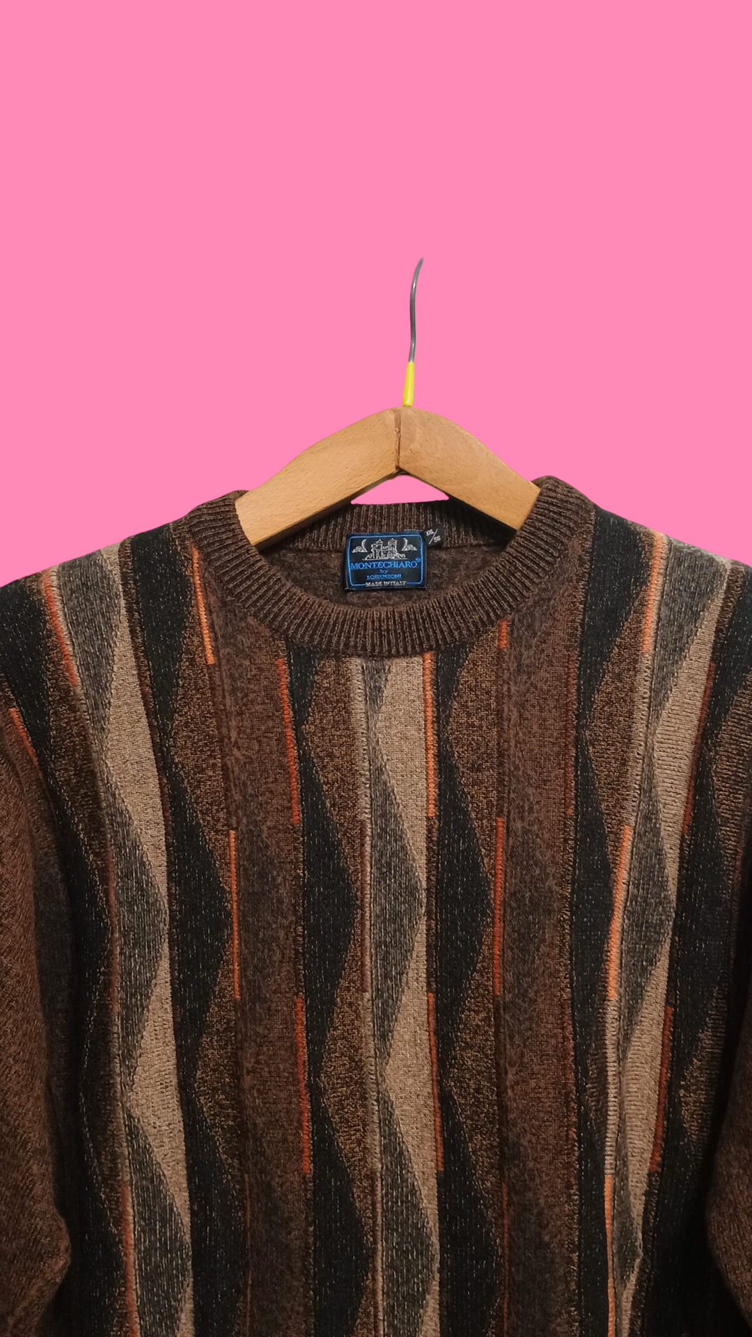 Vintage Multicolor Fantasy 90's Sweater Unisex Size L