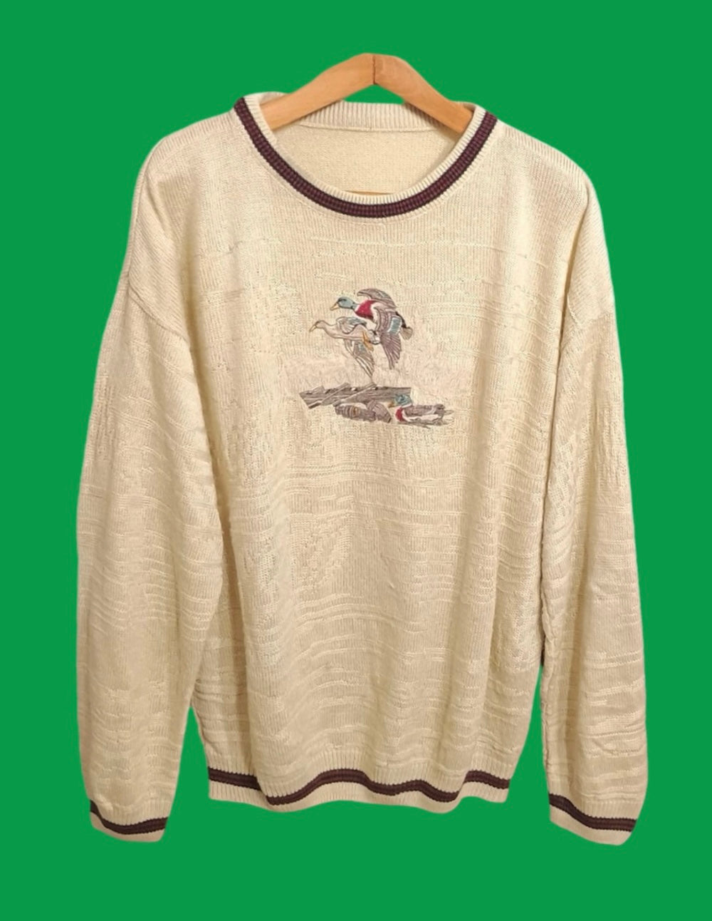 Vintage Multicolor Fantasy Sweater Unisex Size XL