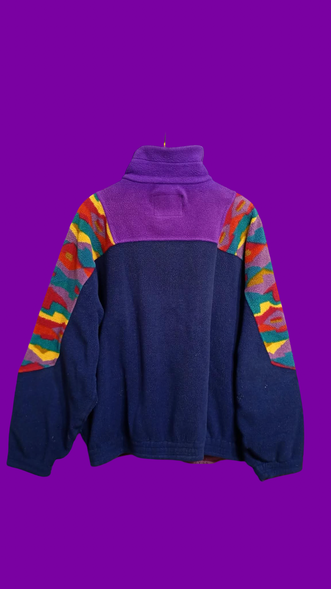 Vintage Multicolor Fantasy 90's Rare Fleece Unisex Size L