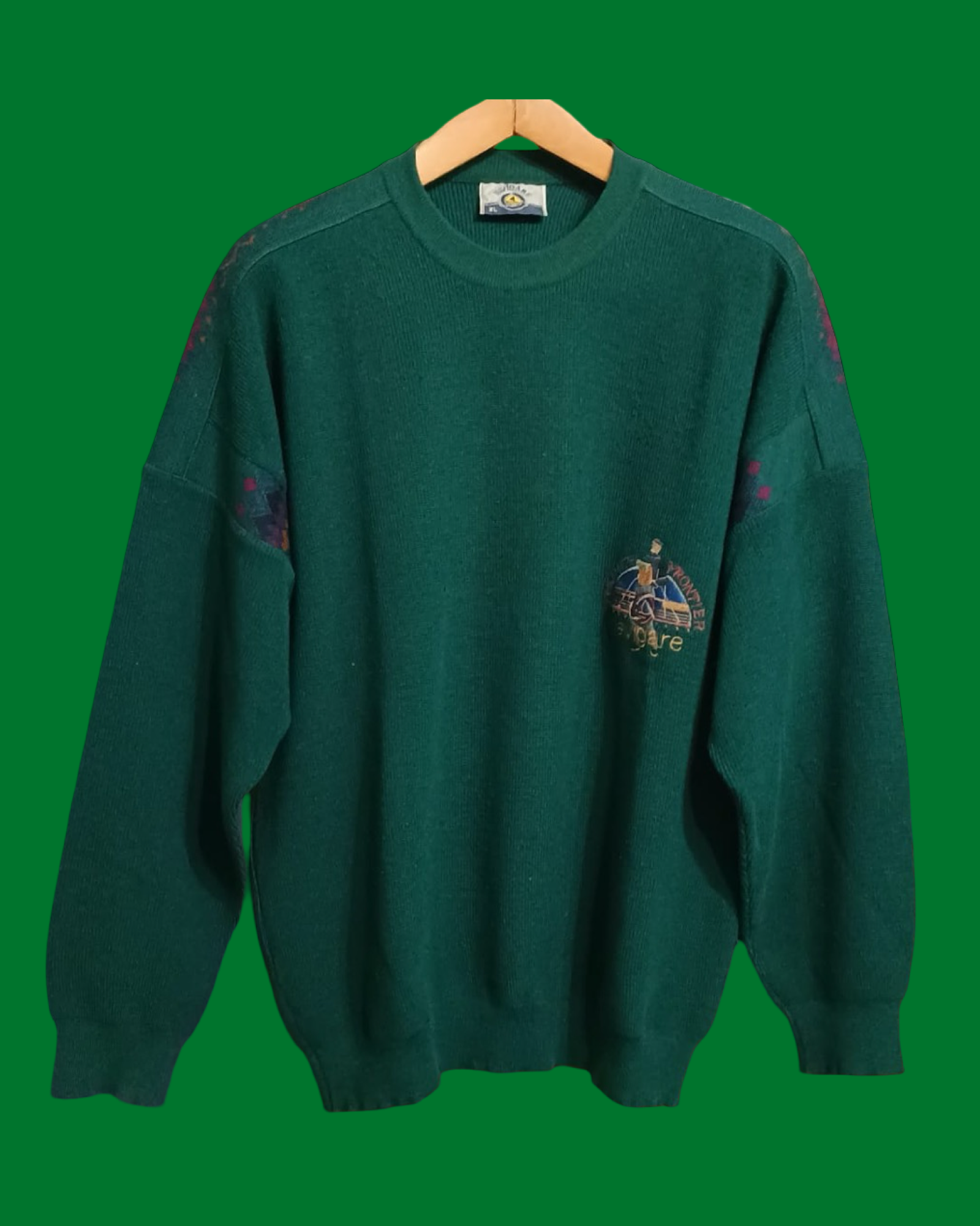 Vintage Multicolor Fantasy 90's Sweater Unisex Size XL