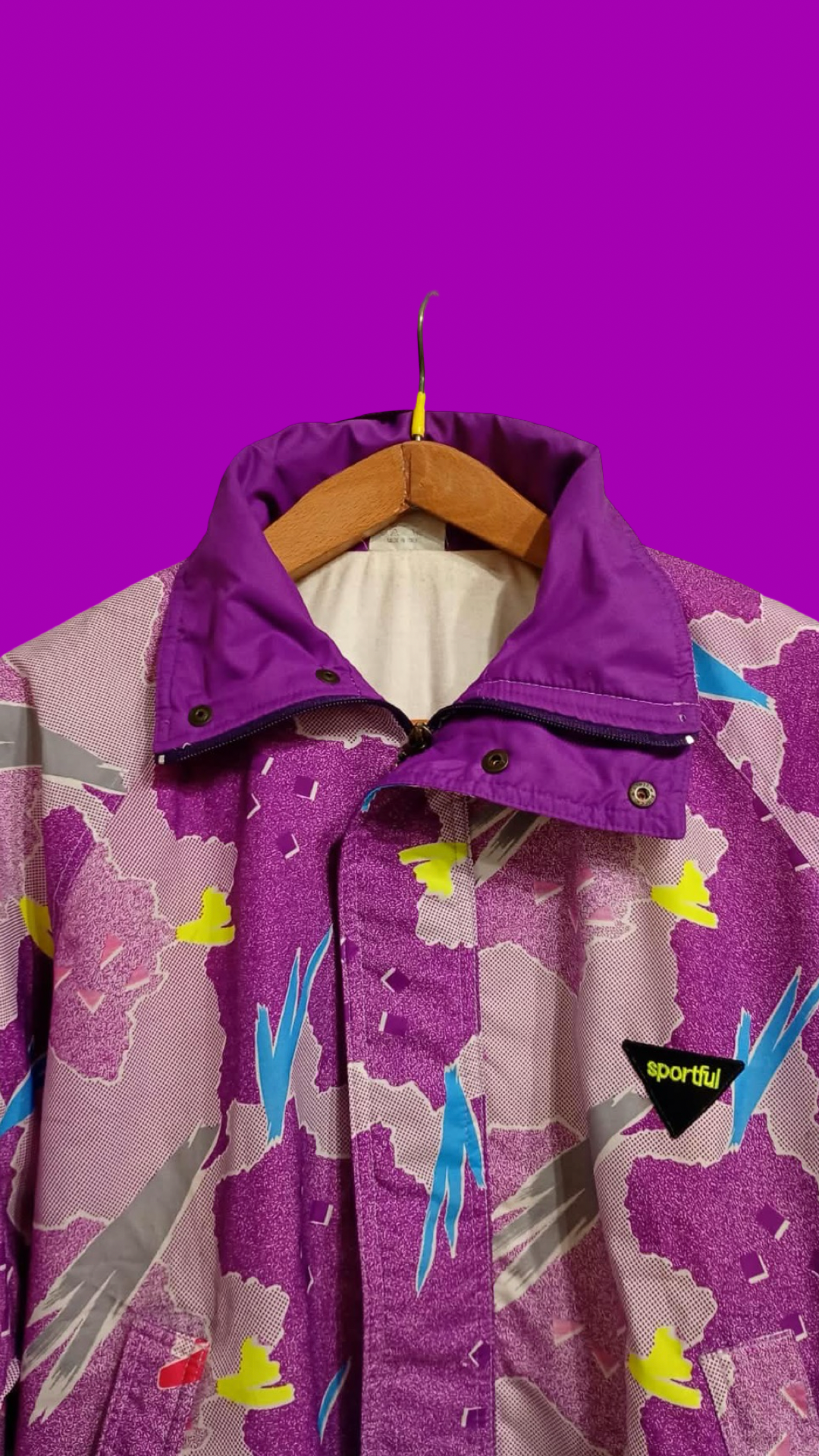 Vintage Multicolor Fantasy 90's Rare Jacket Unisex Size XL