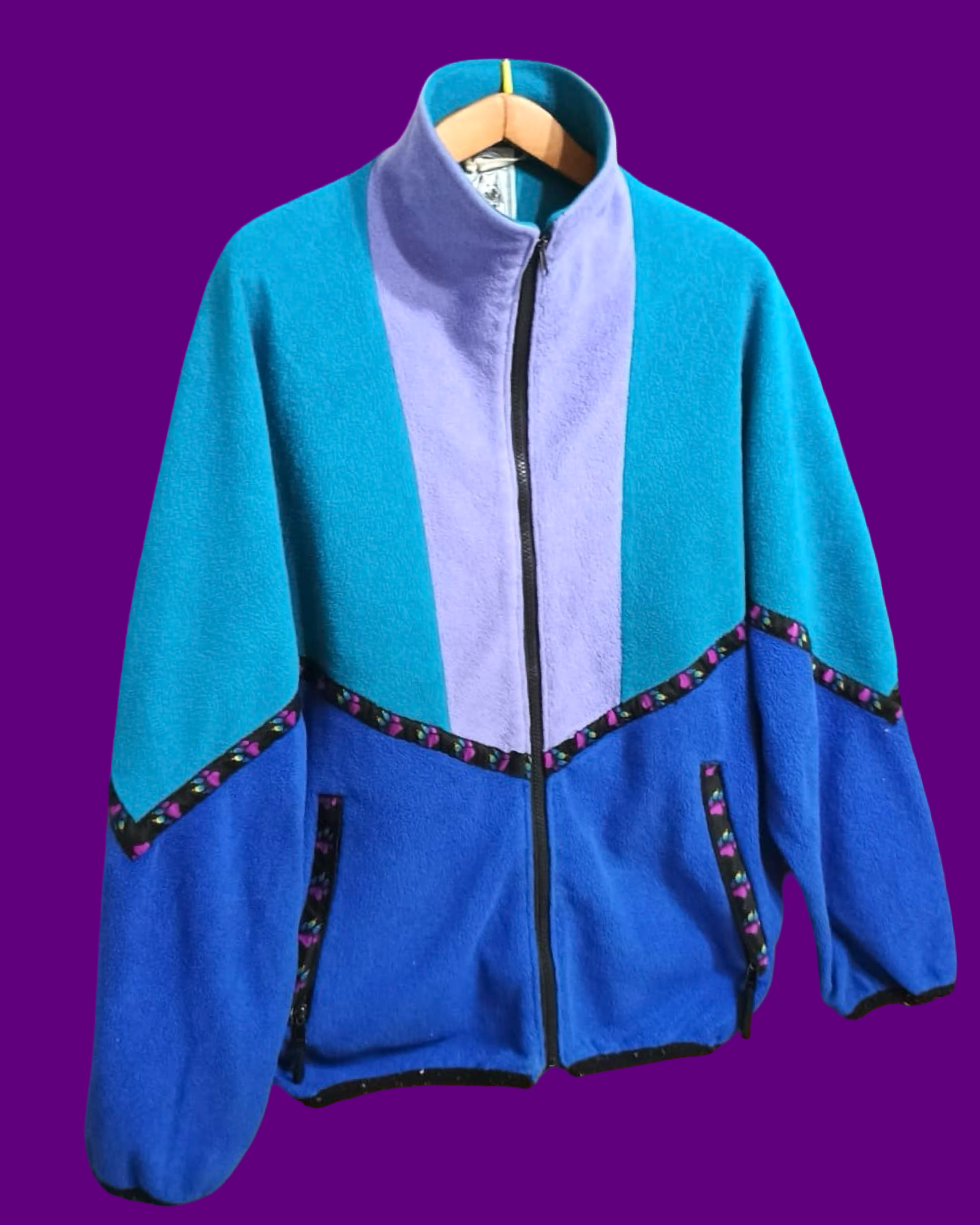 Vintage Multicolor Fantasy 90's Sweatshirt Unisex Size L