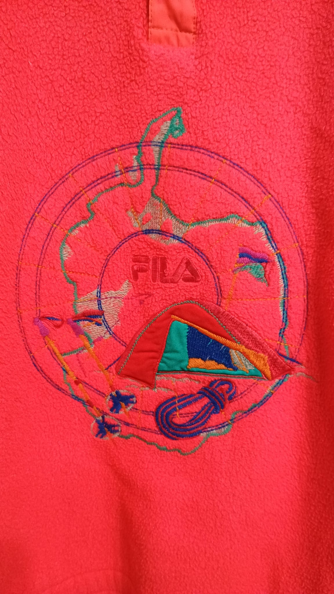 Vintage Multicolor Fantasy 90's Fila Fleece Unisex Size S