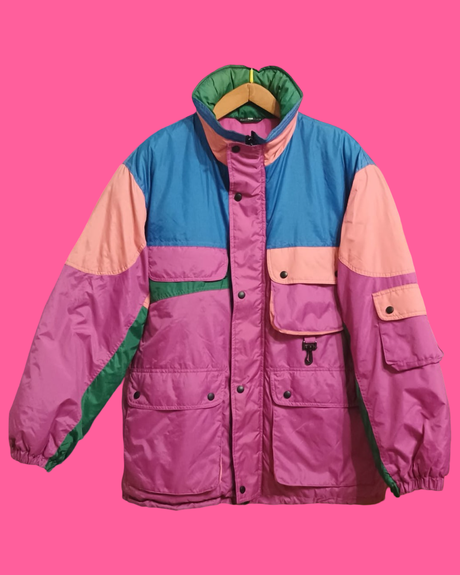 Vintage Multicolor Fantasy 90's Snow Jacket Unisex Size L