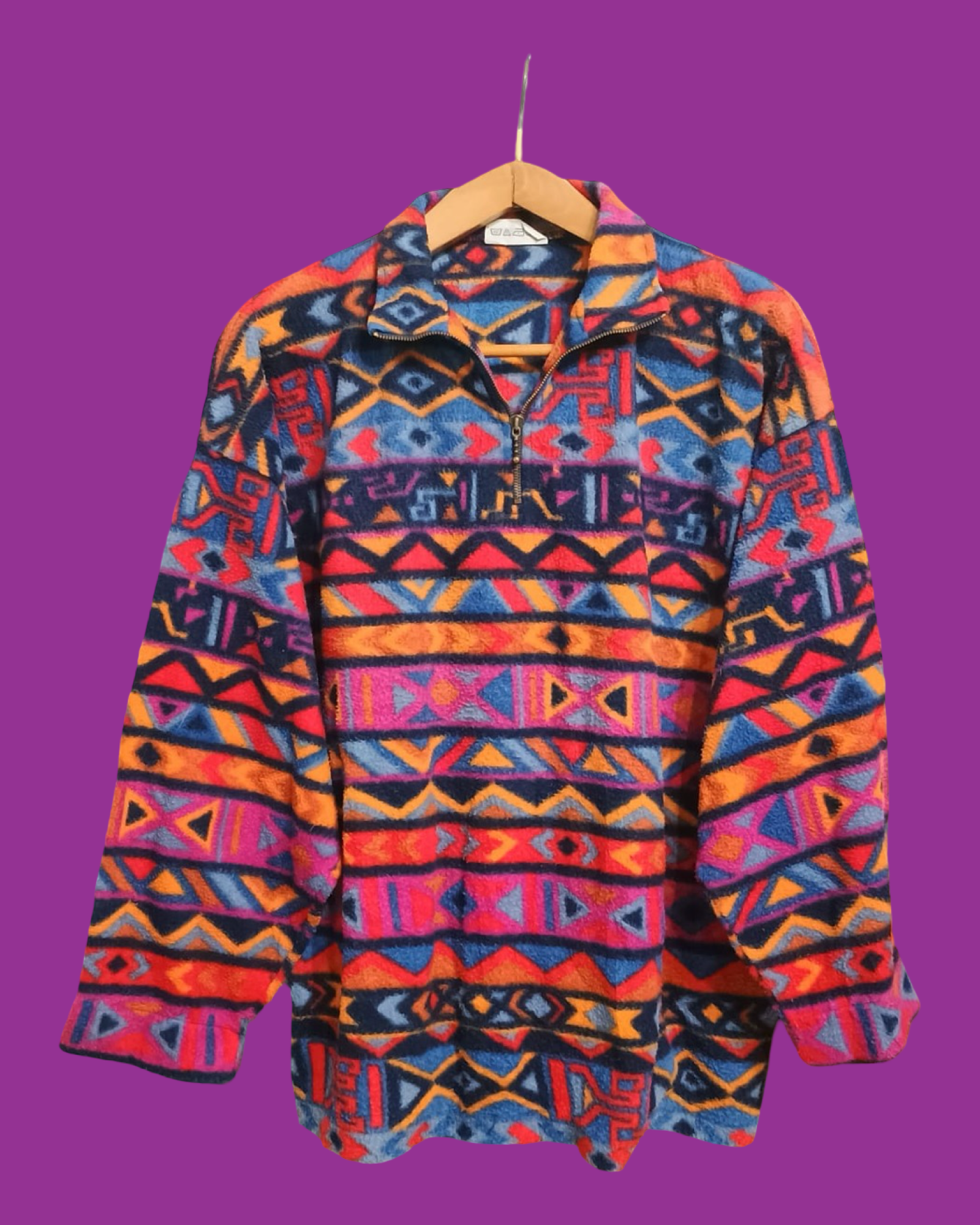 Vintage Multicolor Fantasy 90's Sweatshirt Unisex Size L