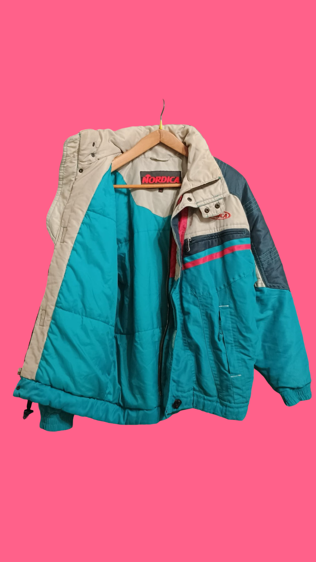 Vintage Multicolor Fantasy 90's Snow Jacket Unisex Size L