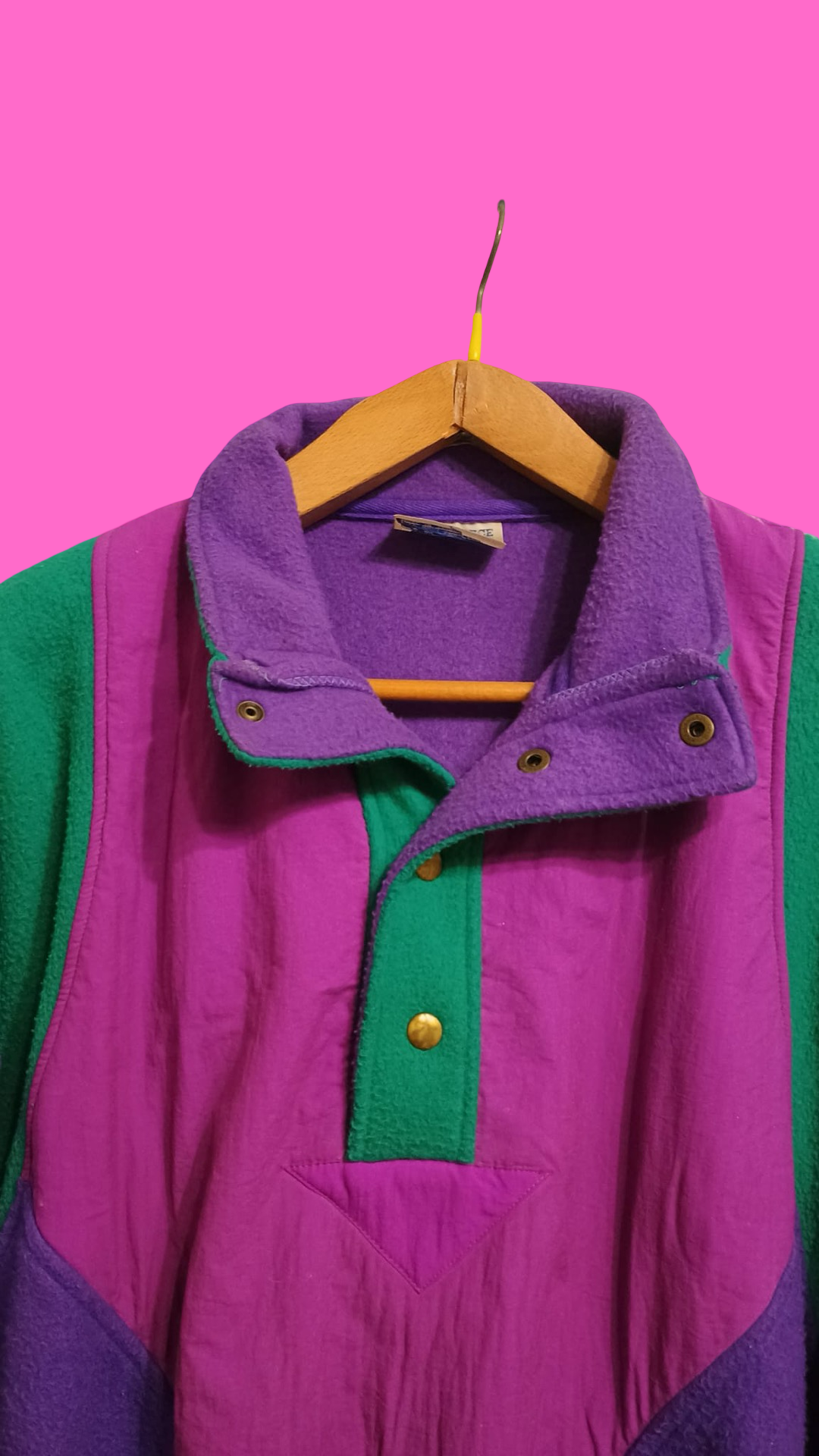 Vintage Multicolor Fantasy 90's Fleece Unisex Size L
