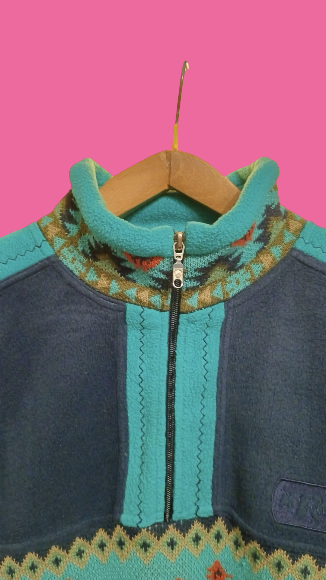 Vintage Multicolor Fantasy 90's Fleece Unisex Size XL