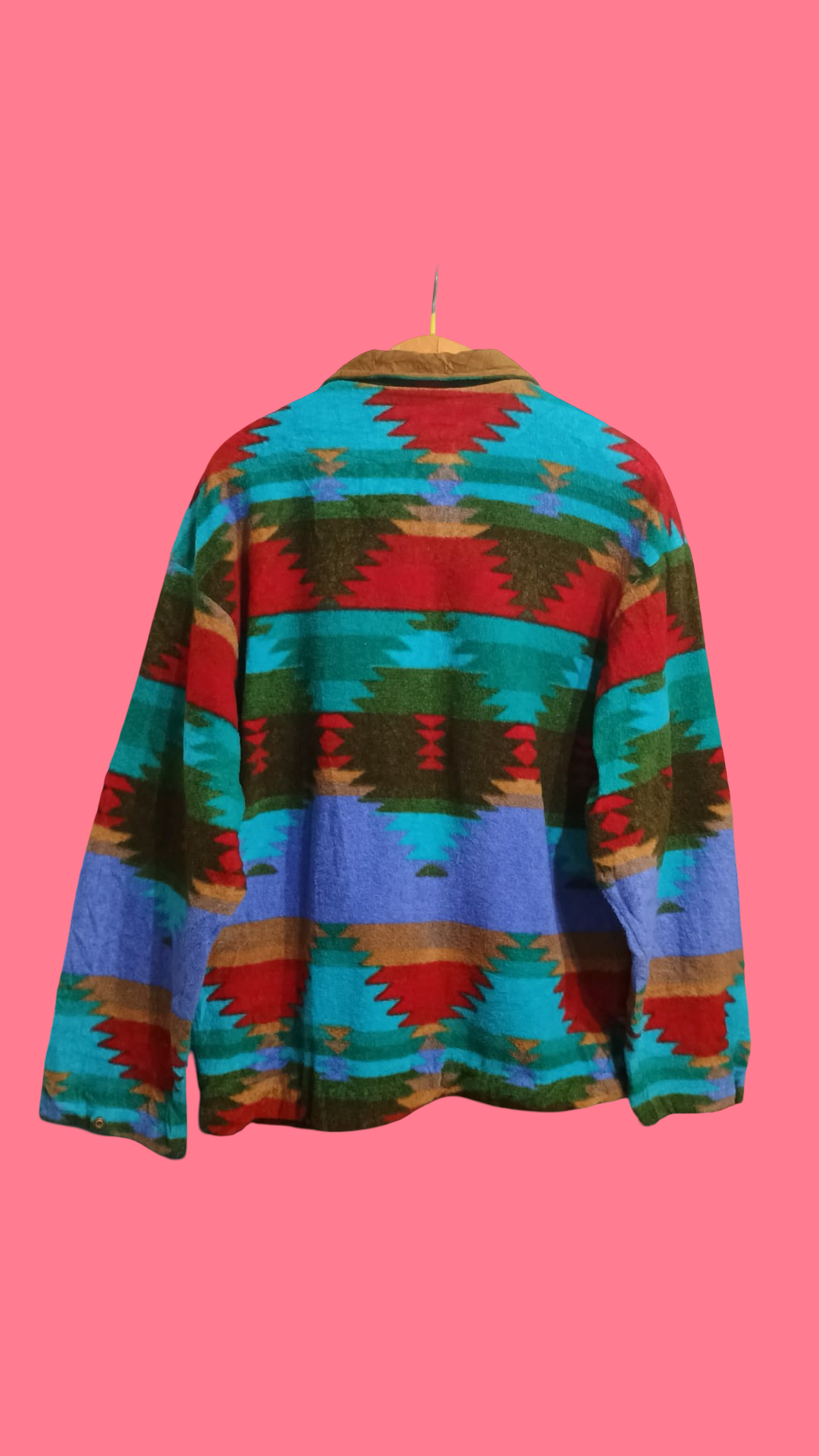 Vintage Multicolor Fantasy 90's Sweatshirt Jacket Unisex Size L