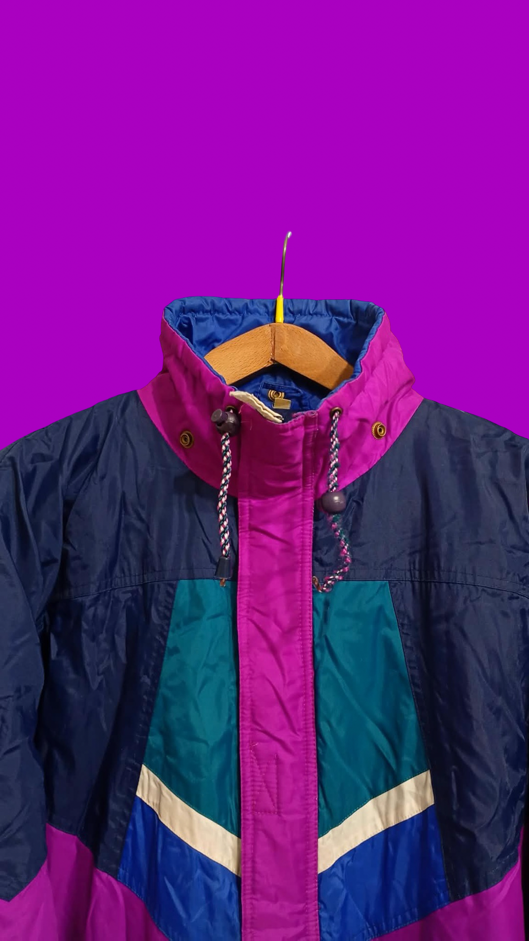 Vintage Multicolor Fantasy 90's Rare Snow Jacket Unisex Size XL