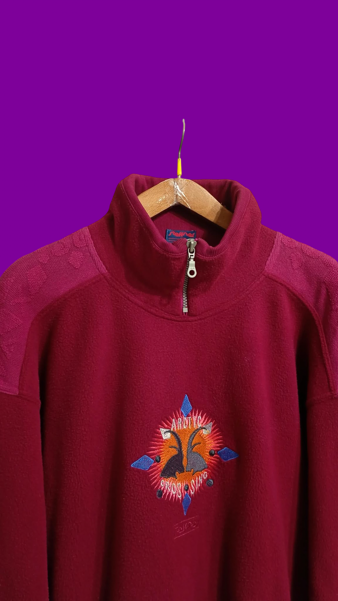Vintage Multicolor Fantasy 90's Fleece Unisex Size L