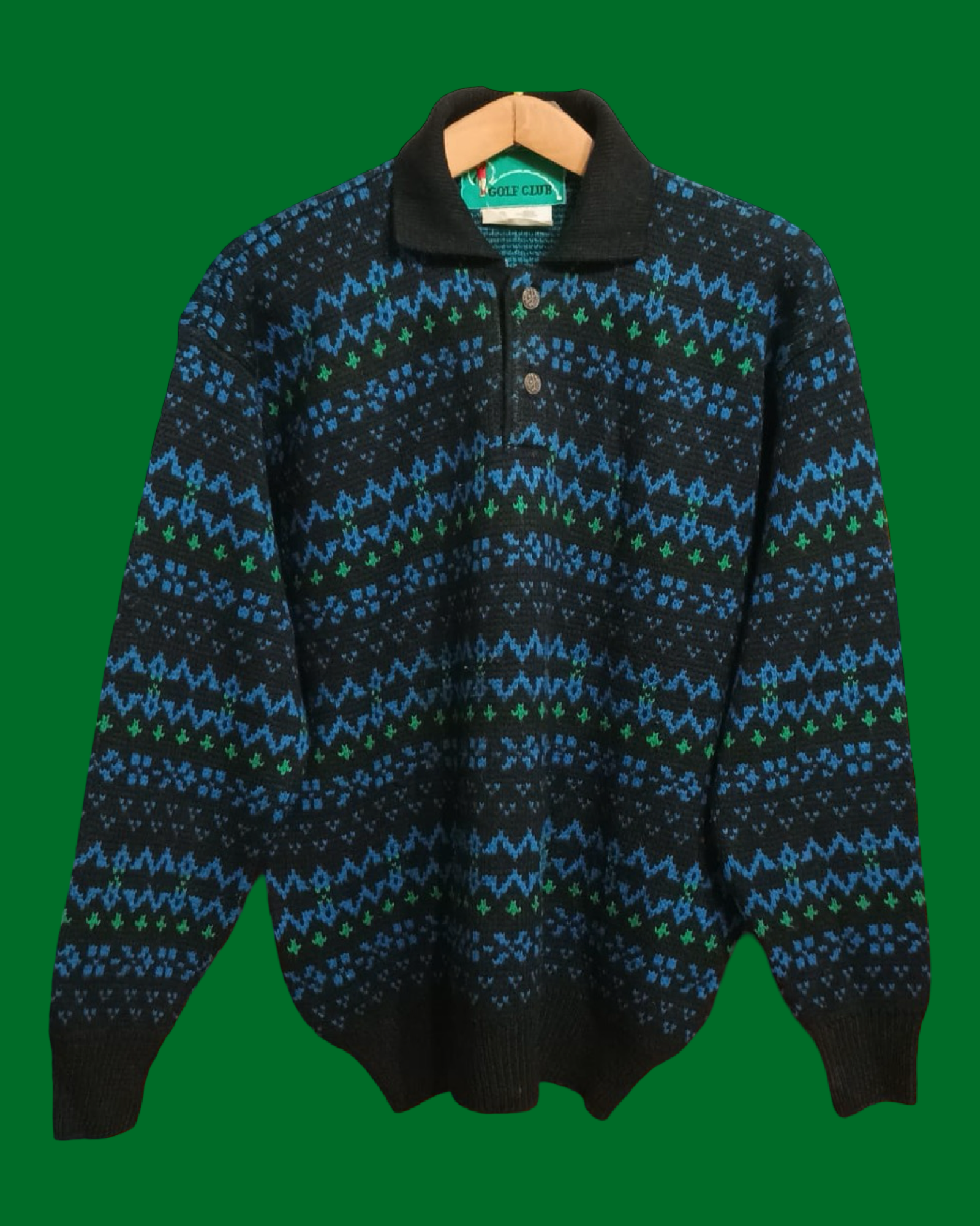 Vintage Multicolor Fantasy 90's Sweater Unisex Size M