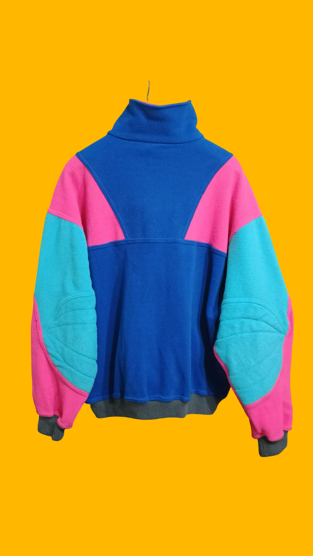 Sweatshirt Vintage Multicolor A Fantasia Anni 90 Unisex Size L
