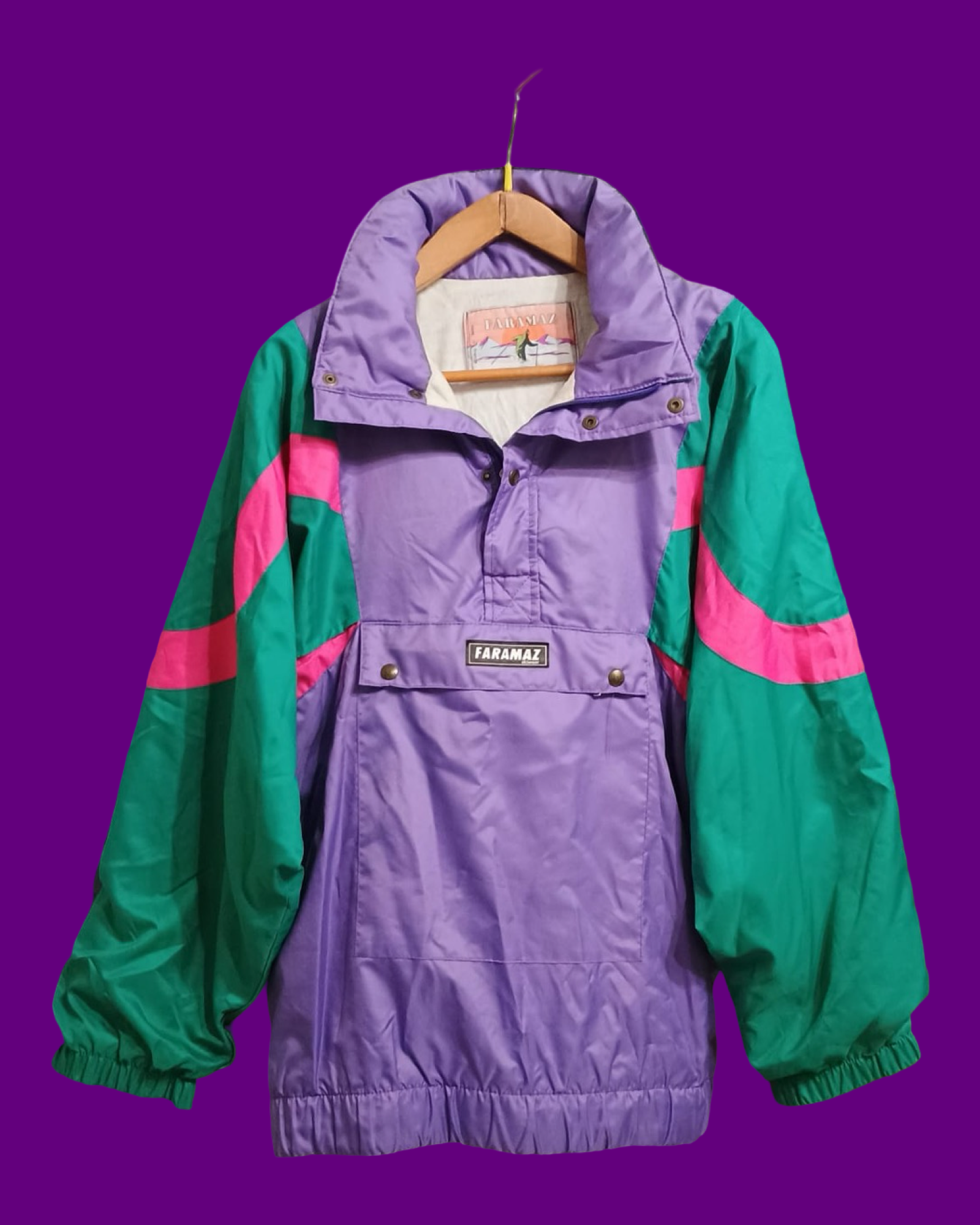 Vintage Multicolor Fantasy 90's Soft Jacket Unisex Size L