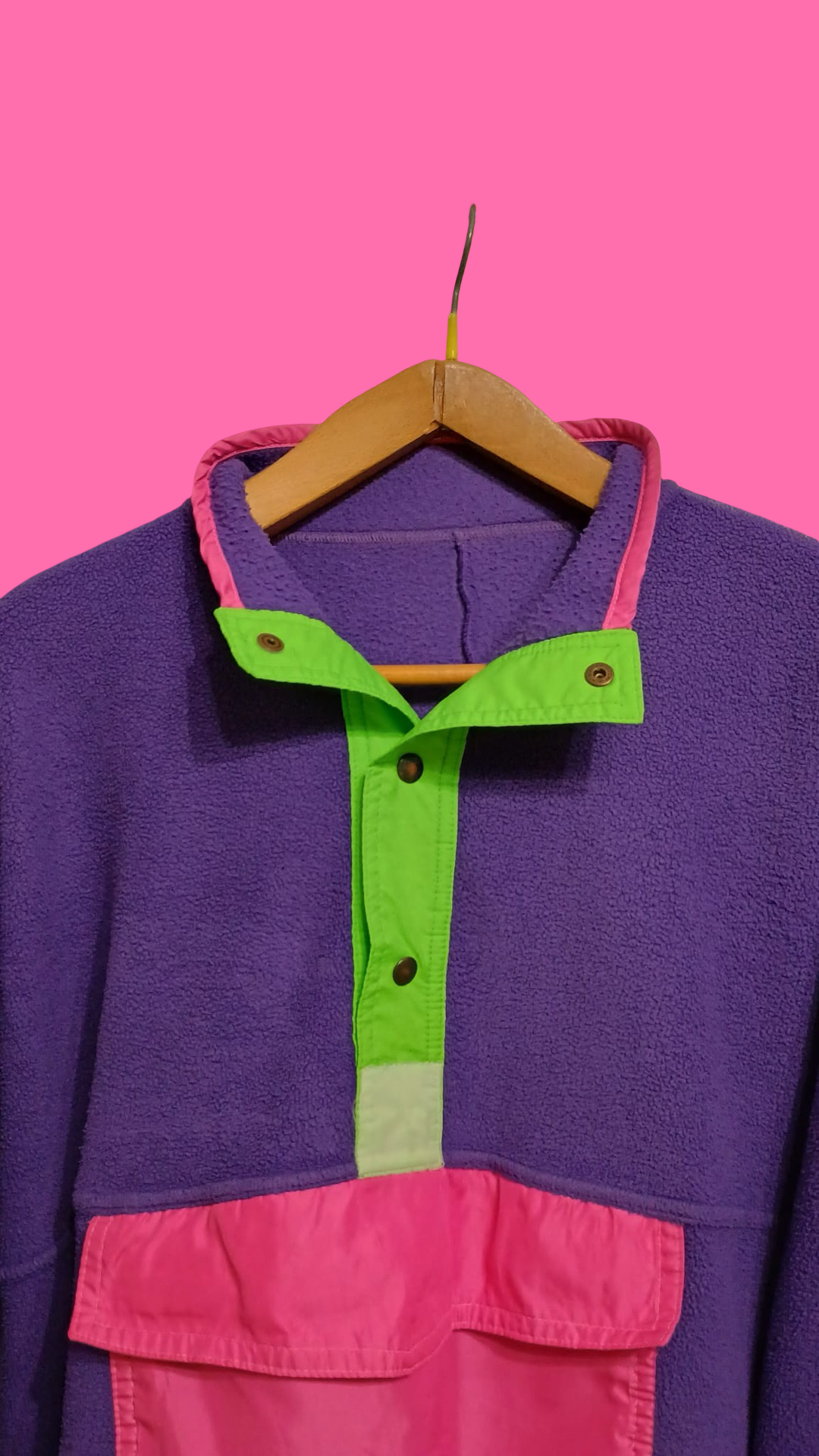 Vintage Multicolor Fantasy 90's Fleece Unisex Size L